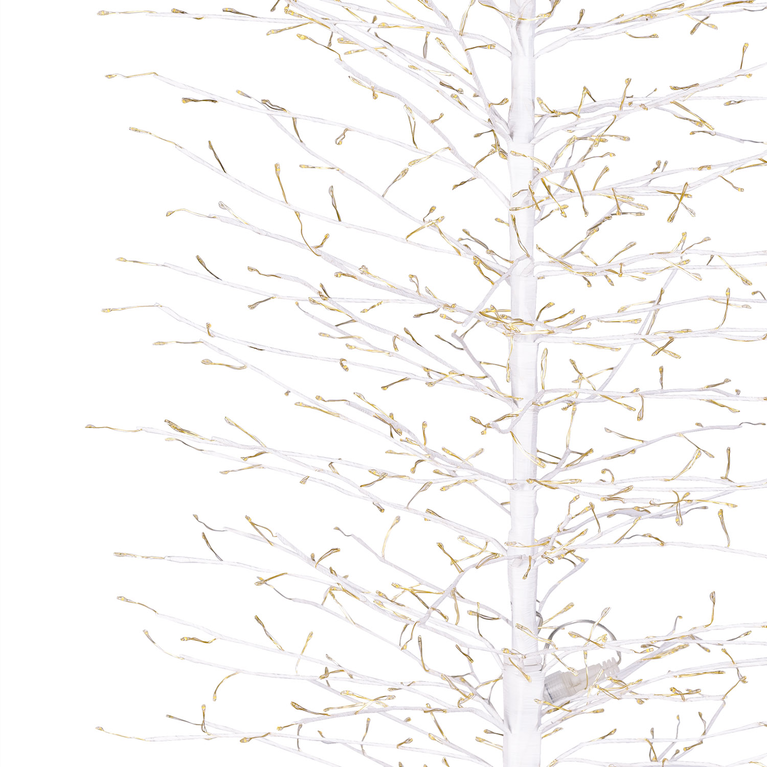  Árbol Slim Rama de Tilo blanco h 1,4 m, 1080 microled blanco cálido, uso interior 3