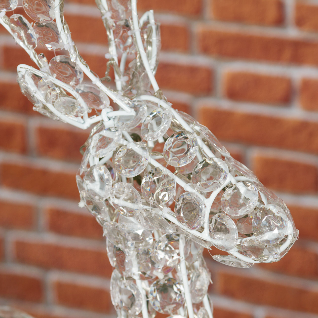 Acrylic Crystals Reindeer Christmas Figure, 250 Warm White LEDs 5 Acrylic Crystals Reindeer Christmas Figure, 250 Warm White LEDs 5