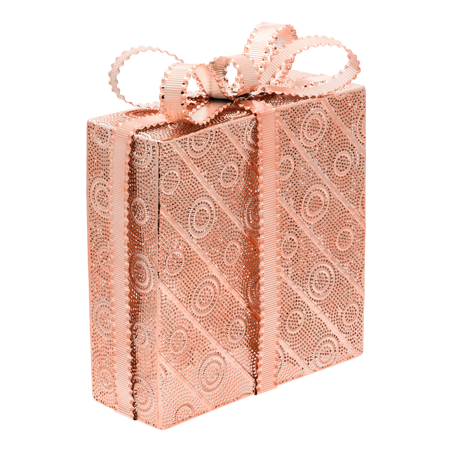 h 30.5cm, 50 Warm White LEDs Copper metal Gift Box 2 h 30.5cm, 50 Warm White LEDs Copper metal Gift Box 2