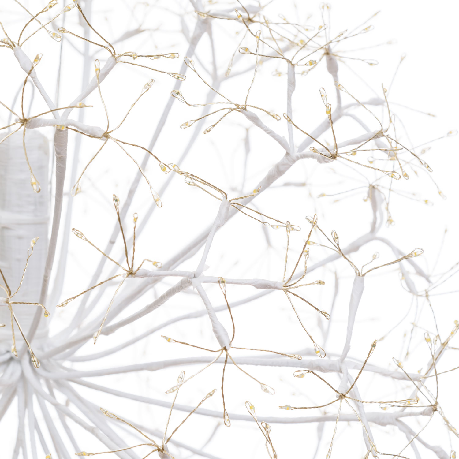 Sphère RICCO avec branches blanches, Ø 60 cm, 1200 microled blanc chaud, intérieur 4 Sphère RICCO avec branches blanches, Ø 60 cm, 1200 microled blanc chaud, intérieur 4
