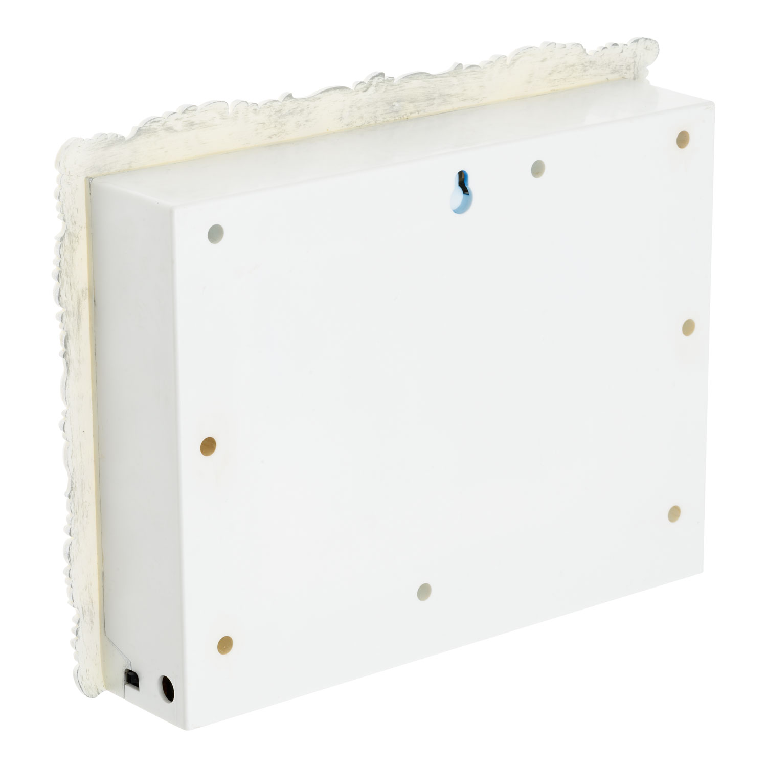 LED Bilderrahmen Weihnachtsmann und Schneemännern, LED warmweiß 7 LED Bilderrahmen Weihnachtsmann und Schneemännern, LED warmweiß 7