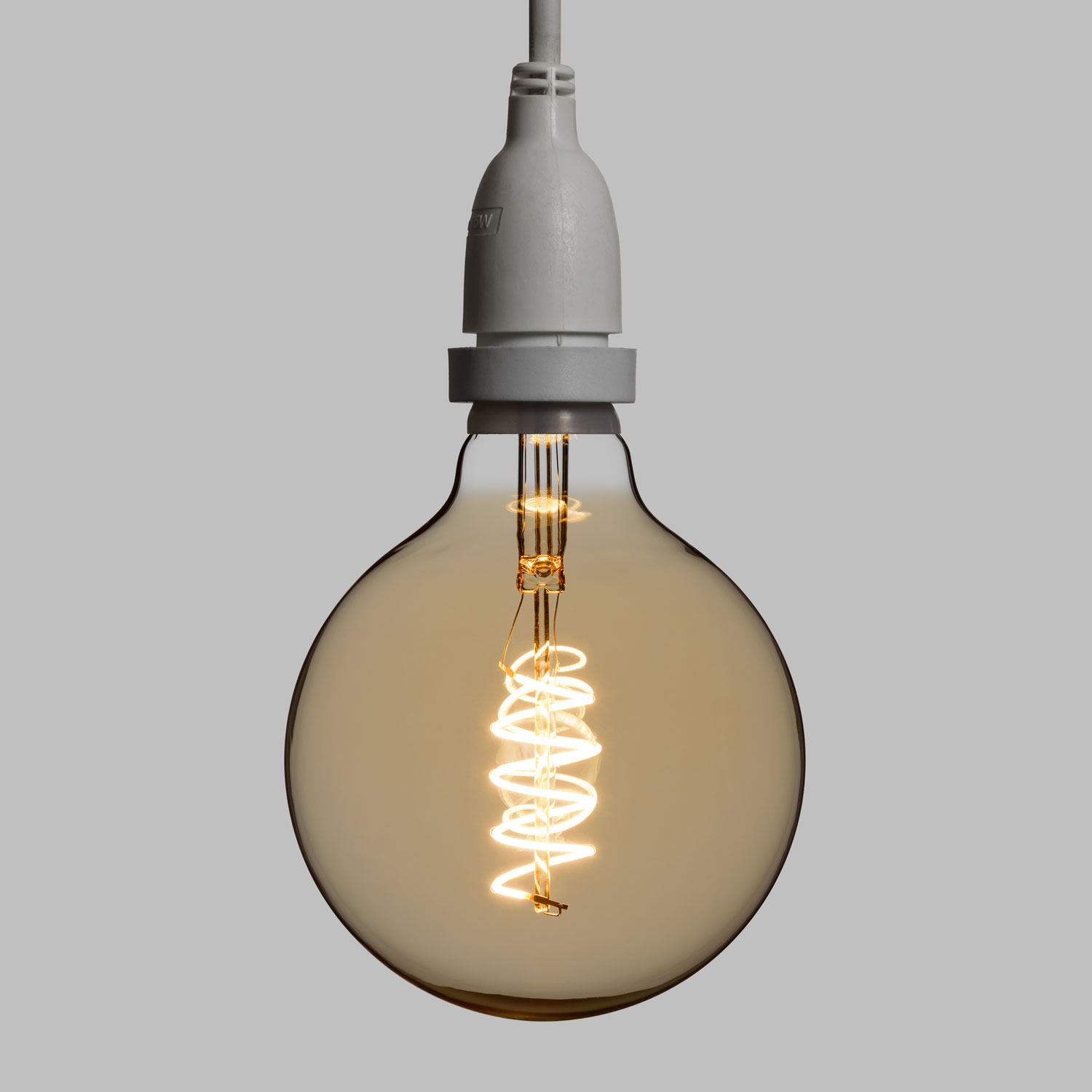 Catena 5 m, 8 lampadine pendenti globo Ø 125 mm, h 30 cm, led a spirale, prolungabile 4 Catena 5 m, 8 lampadine pendenti globo Ø 125 mm, h 30 cm, led a spirale, prolungabile 4