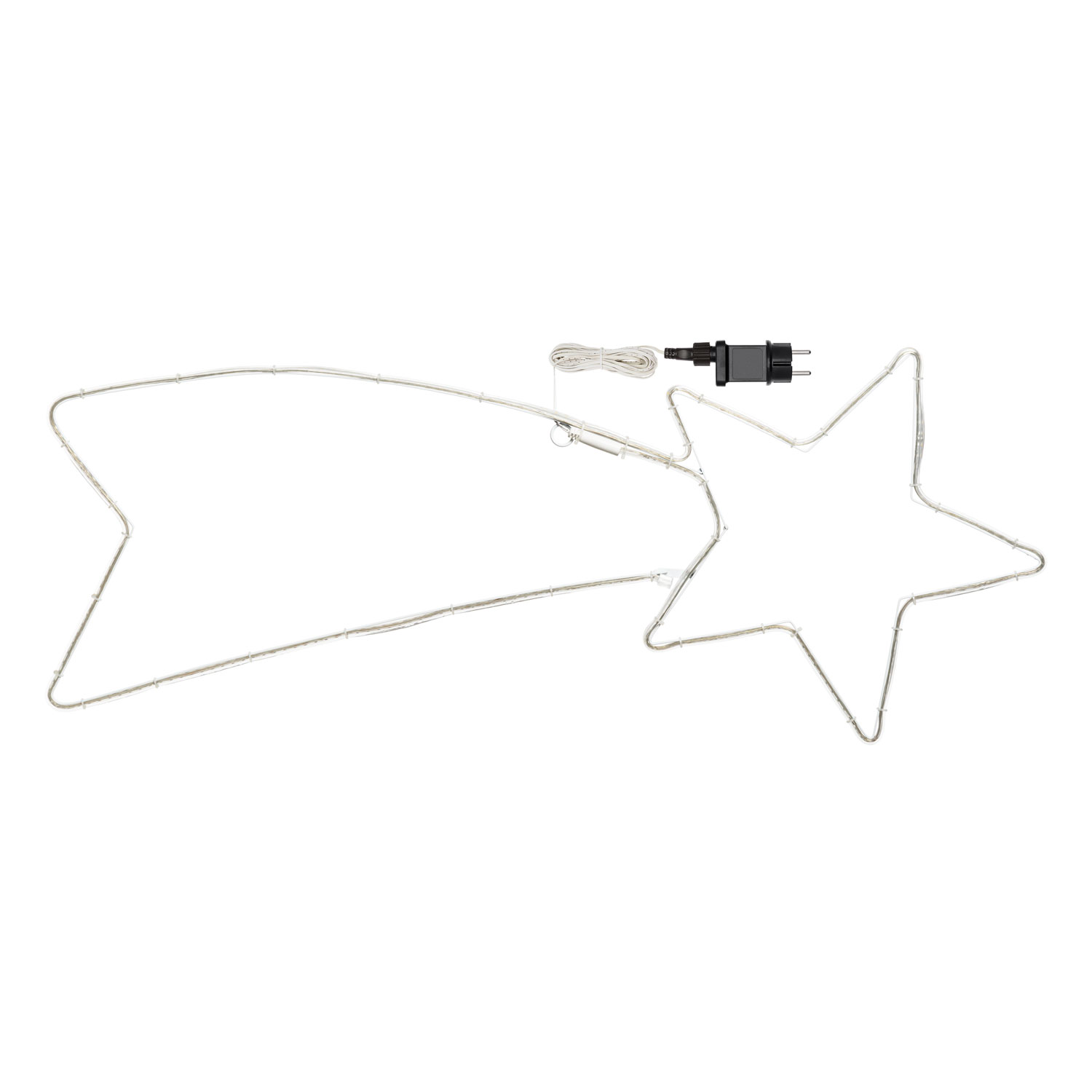 Komet aus SMD Lichtschlauch 100 x h 40 cm, 294 LEDs kaltweiß 5 Komet aus SMD Lichtschlauch 100 x h 40 cm, 294 LEDs kaltweiß 5