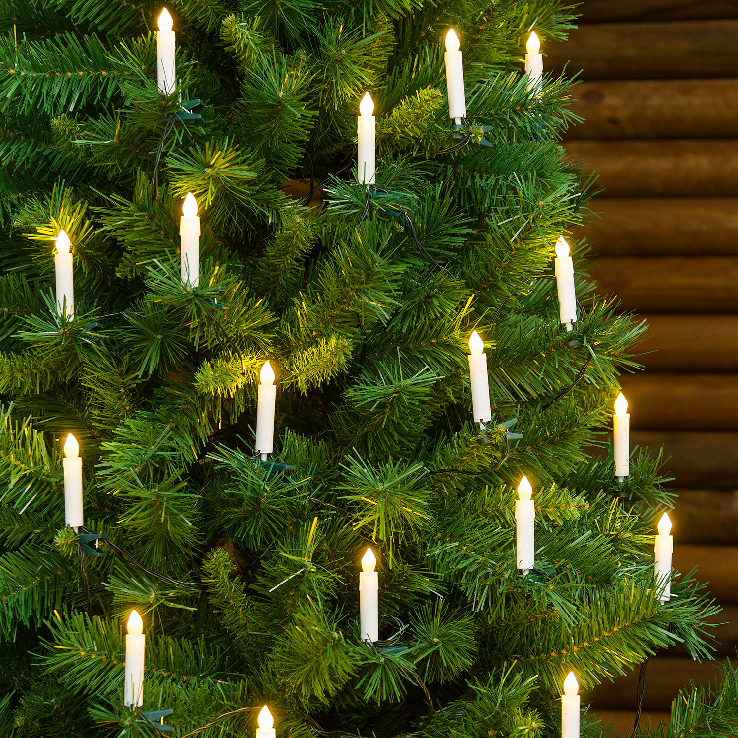 Catena di 20 candeline led per albero, bianco caldo 9 Catena di 20 candeline led per albero, bianco caldo 9
