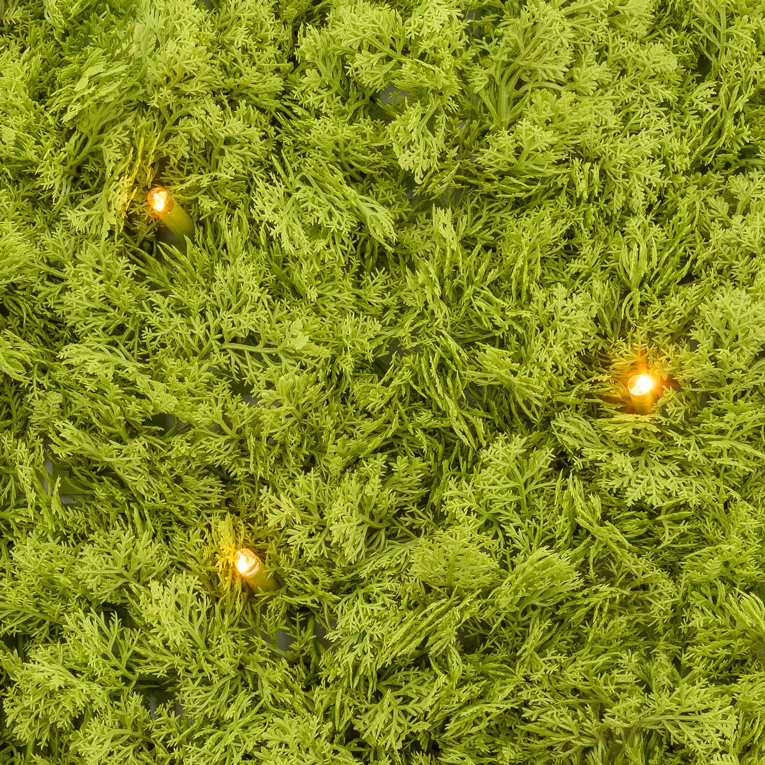 Pannello di Lichene artificiale verde acido Green Wall Light, 16 maxiled Dual Color bianco caldo 2