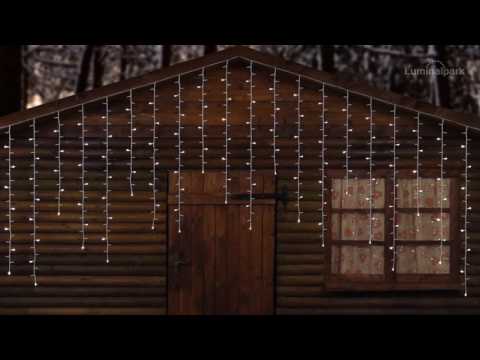 Snowlight-Lichterkette 4 x h 1,2 m, 480 LEDs warmweiß 2 Snowlight-Lichterkette 4 x h 1,2 m, 480 LEDs warmweiß 2