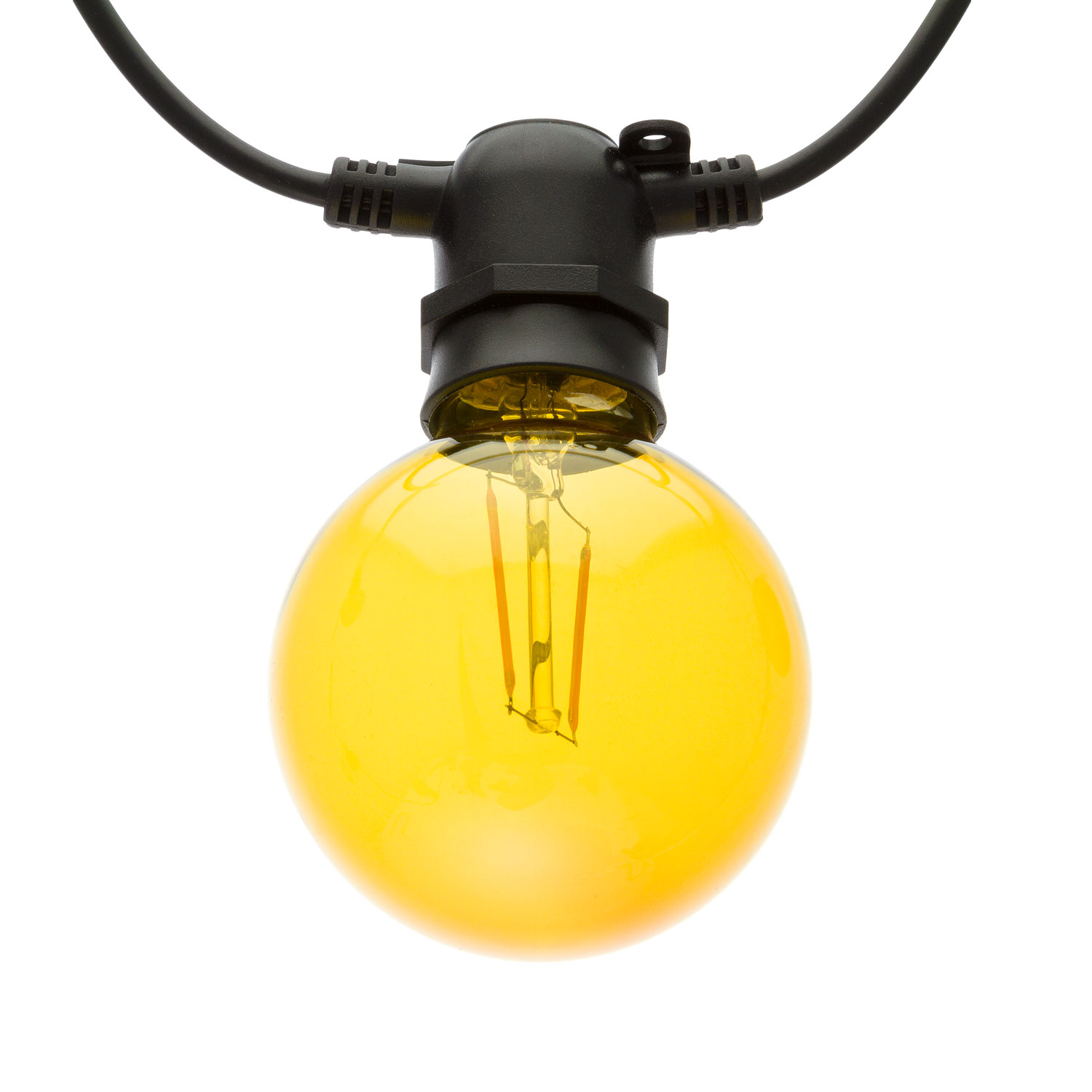 Catena Party 8 m, 10 lampadine globo colorate Ø 80 mm, led bianco caldo, prolungabile 8 Catena Party 8 m, 10 lampadine globo colorate Ø 80 mm, led bianco caldo, prolungabile 8