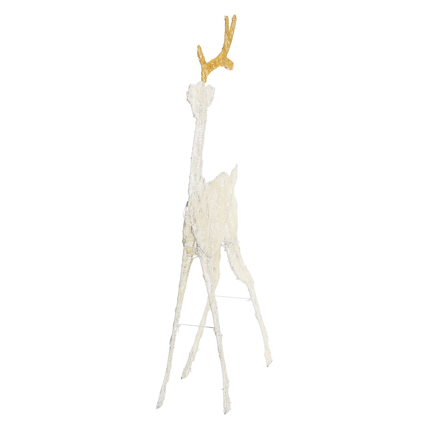 2D Light Cream & Brown Rentier H 137 cm, 170 LEDs Extra Warmweiß 4 2D Light Cream & Brown Rentier H 137 cm, 170 LEDs Extra Warmweiß 4