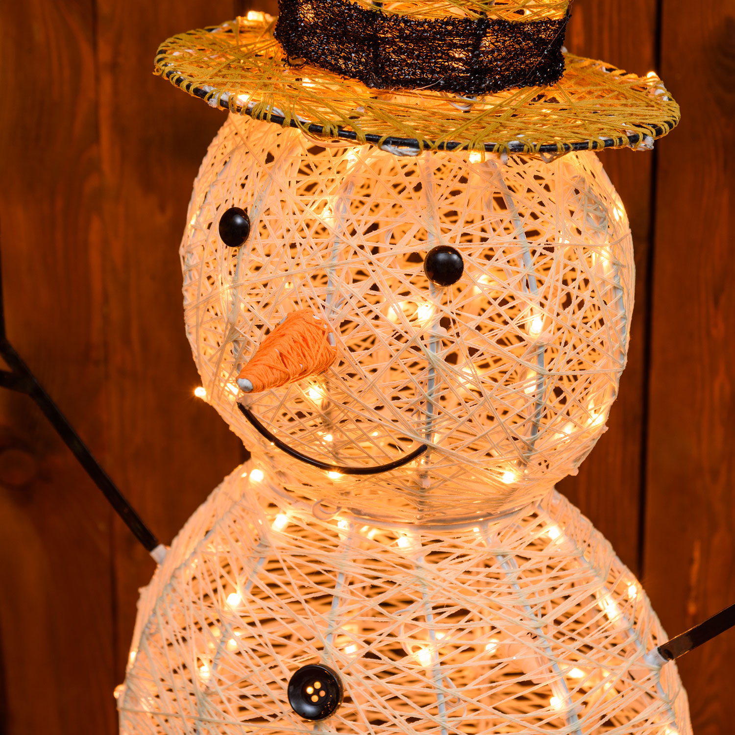 h 105 cm 220 Traditional Warm White LEDs Cream & Brown Snowman 3D Lights 2 h 105 cm 220 Traditional Warm White LEDs Cream & Brown Snowman 3D Lights 2