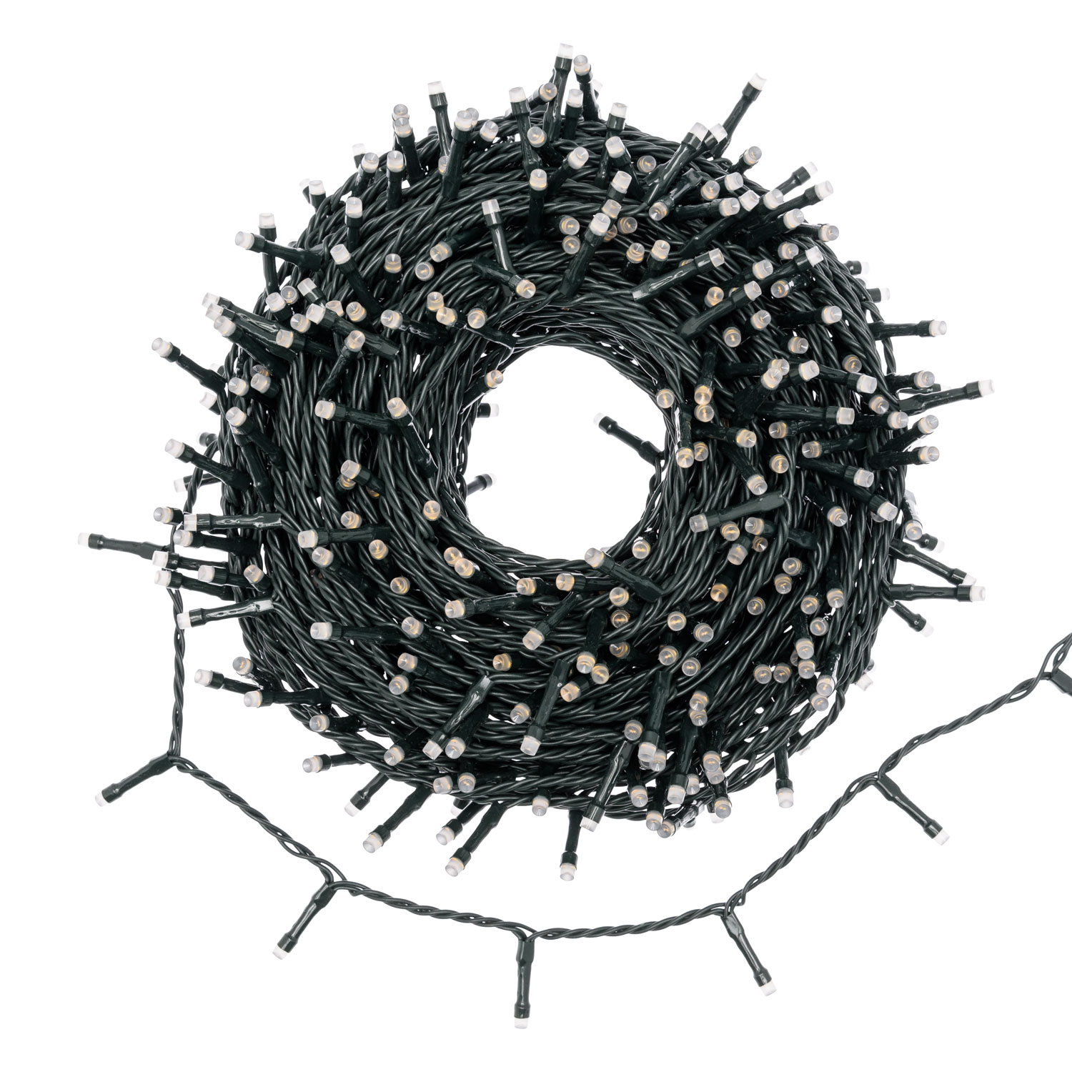 Lichterkette 30 m, 500 Dual-LEDs in Warmweiß und Extra Warmweiß, grünes Kabel 5 Lichterkette 30 m, 500 Dual-LEDs in Warmweiß und Extra Warmweiß, grünes Kabel 5