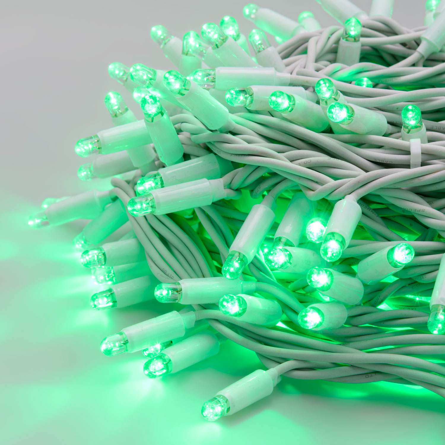 Lichterkette 20 m, 200 Maxi LEDs grün, weißes Kabel, erweiterbar, IP67 2 Lichterkette 20 m, 200 Maxi LEDs grün, weißes Kabel, erweiterbar, IP67 2