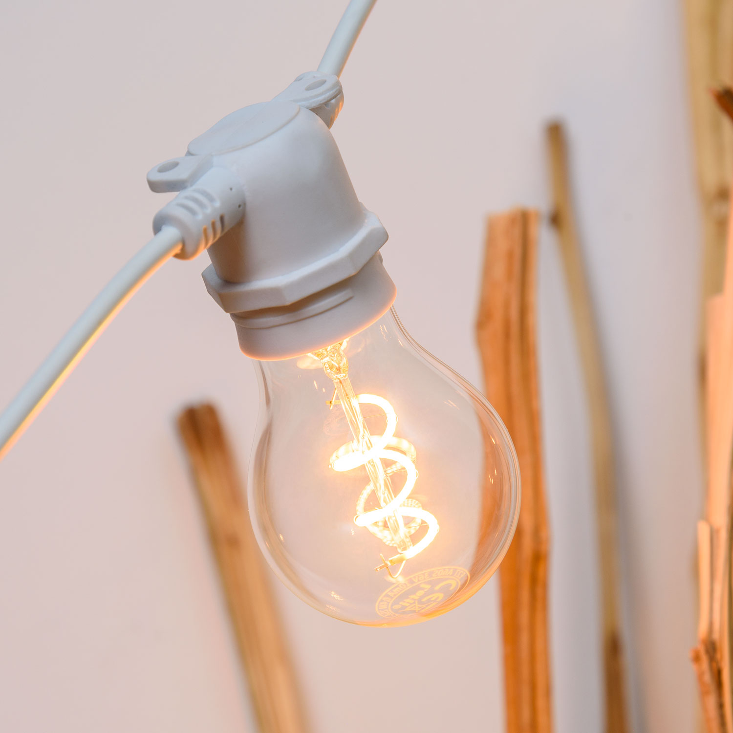 Vintage Spiral LED 36V Spare Bulb, Ø6cm, Warm White 4 Vintage Spiral LED 36V Spare Bulb, Ø6cm, Warm White 4