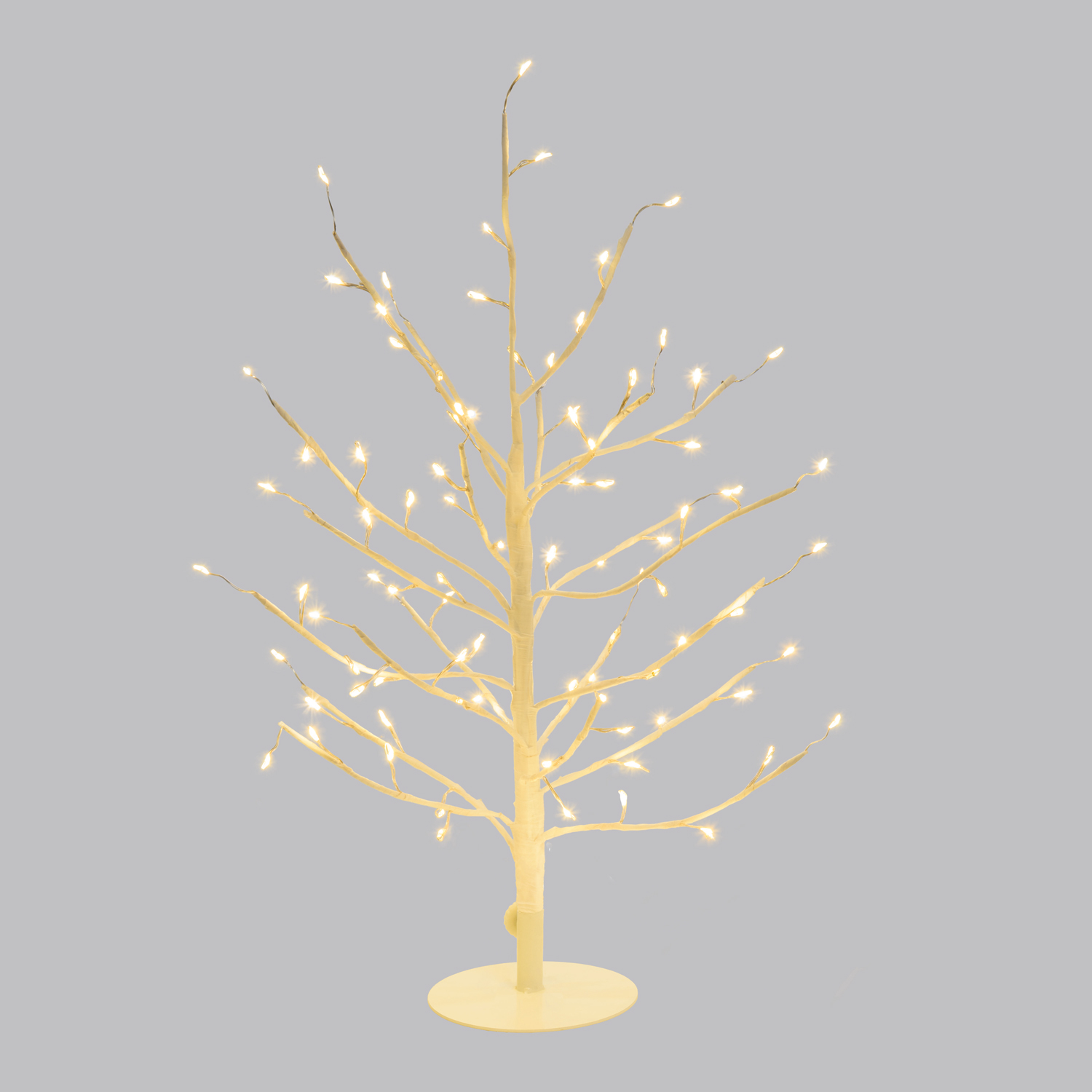 White Linden Branch Tree, h 0.45 m, 108 Warm White MicroLEDs, Indoor use 5 White Linden Branch Tree, h 0.45 m, 108 Warm White MicroLEDs, Indoor use 5