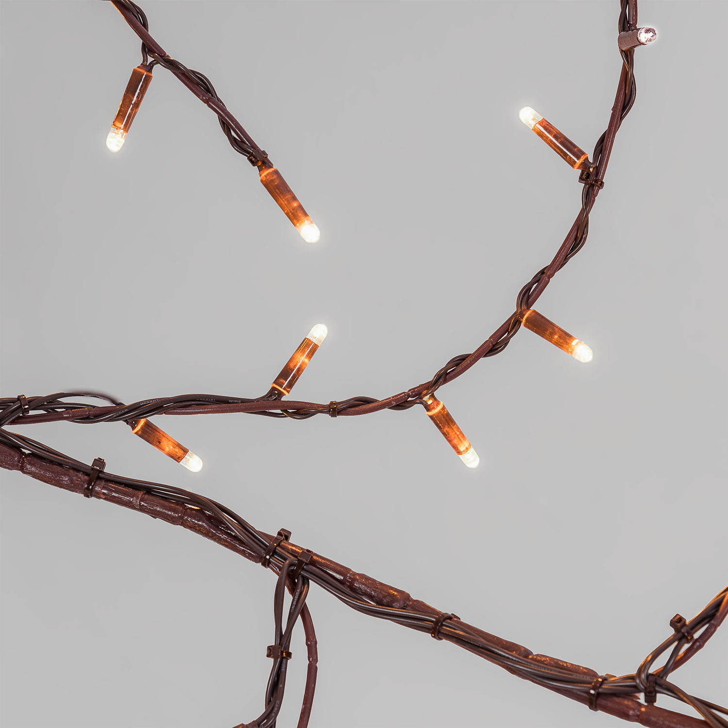 Branche marron 2 m, 105 maxiled blanc chaud, prolongeable 4