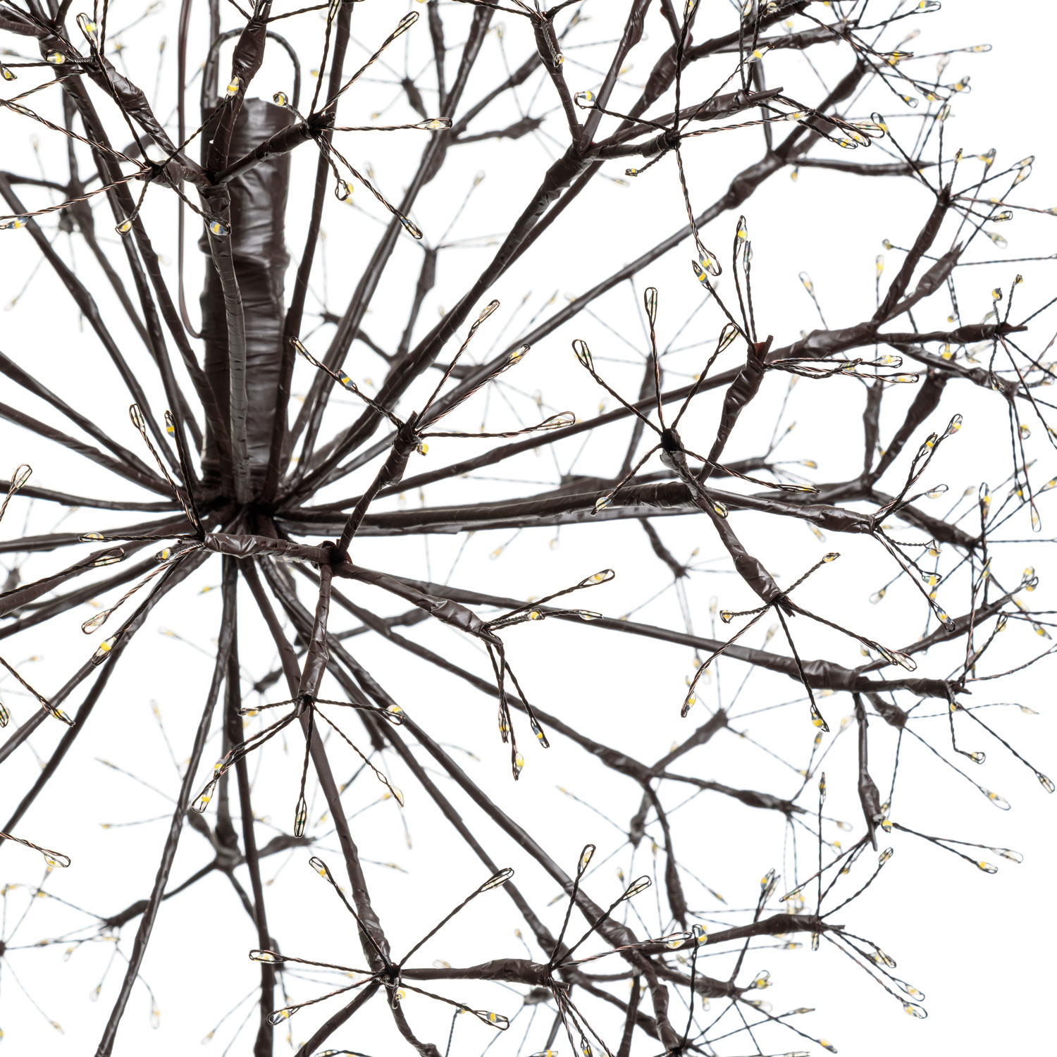 Sphäre RICCO mit braunfarbenen Zweigen, Ø 50 cm, 912 warmweiße Mikroled, innenverwendung 6 Sphäre RICCO mit braunfarbenen Zweigen, Ø 50 cm, 912 warmweiße Mikroled, innenverwendung 6