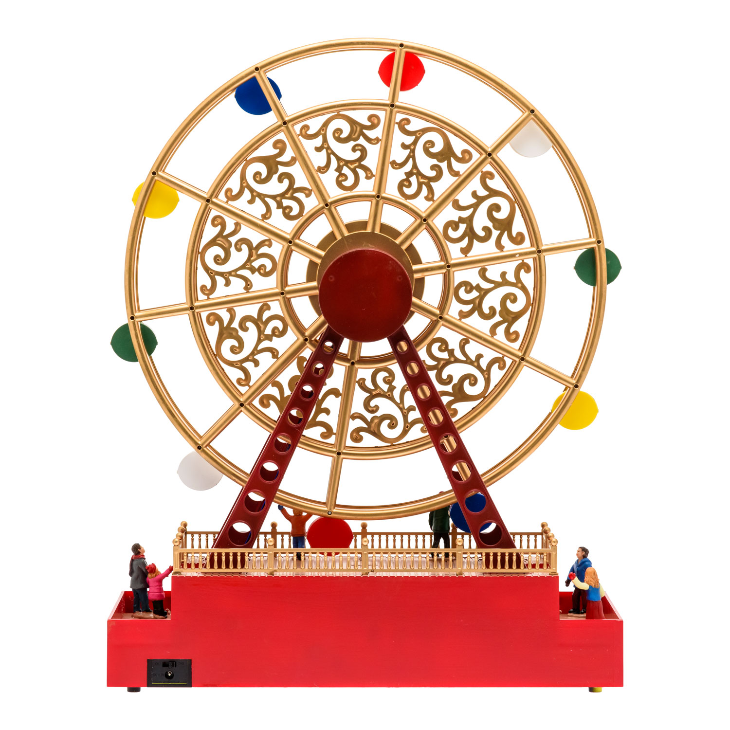 Rotating Ferris Wheel Village, h 48 cm, a Christmas melody 5 Rotating Ferris Wheel Village, h 48 cm, a Christmas melody 5