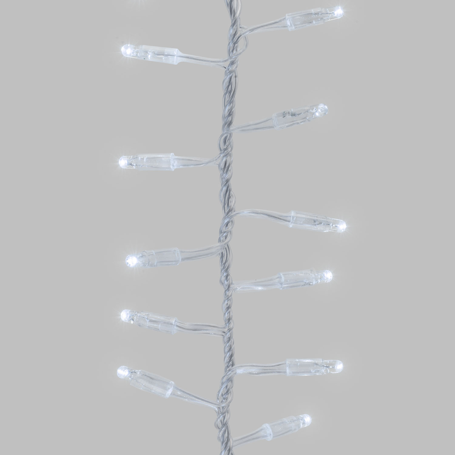 Catena festone prolungabile di 4 m, 192 maxiled bianco freddo, cavo trasparente 5 Catena festone prolungabile di 4 m, 192 maxiled bianco freddo, cavo trasparente 5