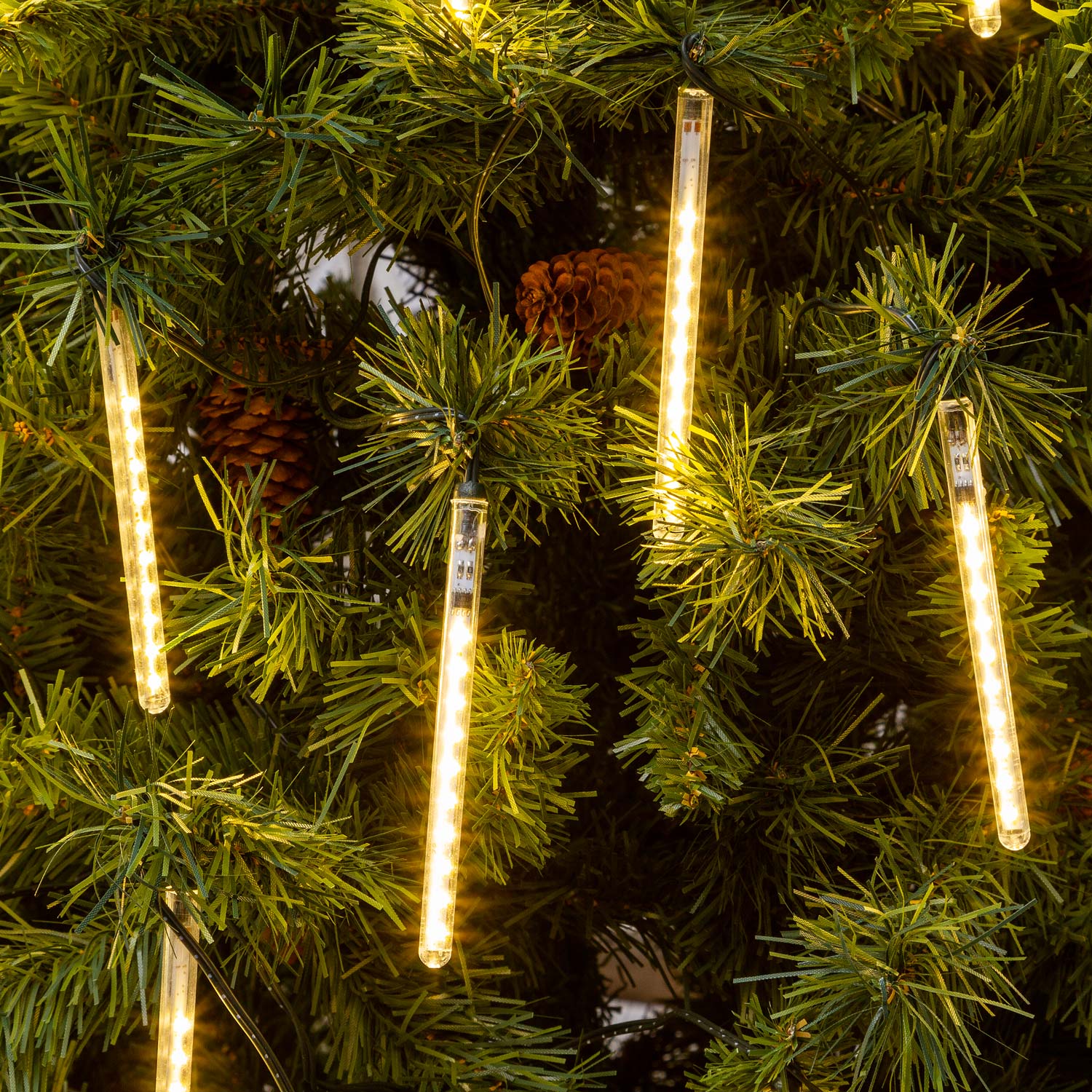 Catena 20 Mini tubi luminosi, led bianco caldo Catena 20 Mini tubi luminosi, led bianco caldo