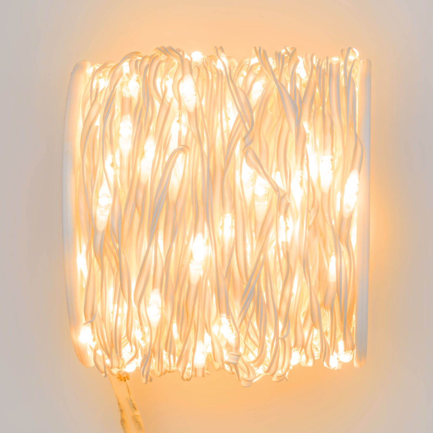 Catena MicroLED PRO di 25 m, 500 microled bianco extra caldo, cavo bianco 5 Catena MicroLED PRO di 25 m, 500 microled bianco extra caldo, cavo bianco 5