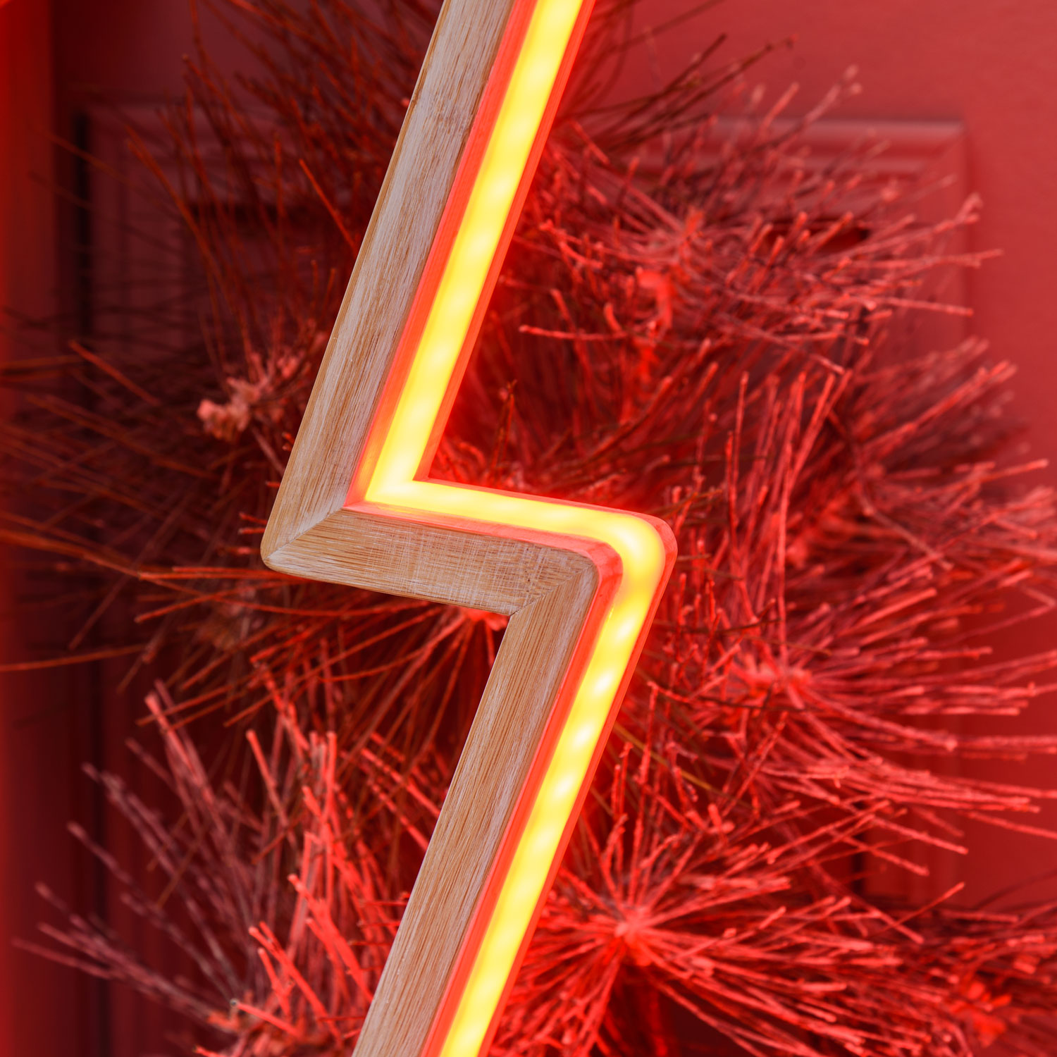 LED-Tannenbaum aus weißem Naturholz auf Fuß, 145 cm, RGB und warmweiß, Innenbereich 5 LED-Tannenbaum aus weißem Naturholz auf Fuß, 145 cm, RGB und warmweiß, Innenbereich 5