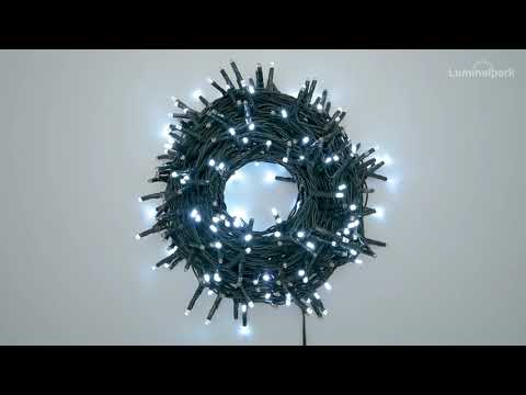 Lichterkette 18 m, 300 Mini LEDs kaltweiß 2 Lichterkette 18 m, 300 Mini LEDs kaltweiß 2