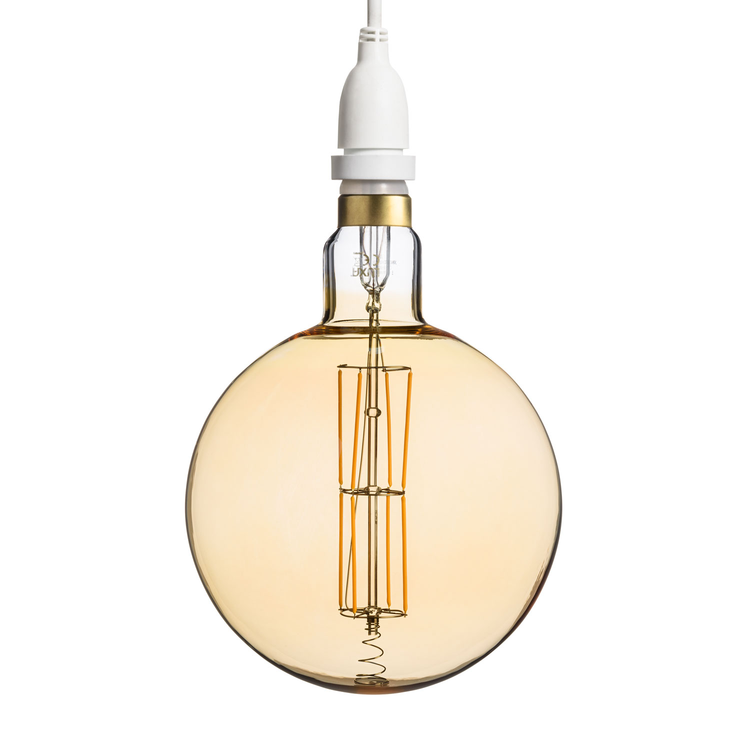 Lampadina da 8 Watt globo Ø 200 mm dimmerabile a sospensione, 3 metri di cavo bianco 4 Lampadina da 8 Watt globo Ø 200 mm dimmerabile a sospensione, 3 metri di cavo bianco 4