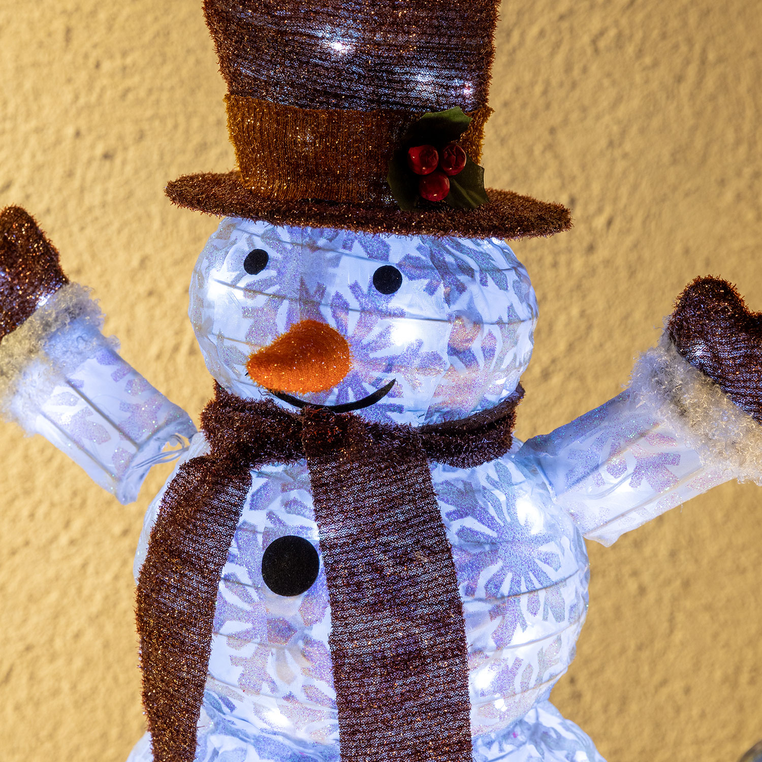 Faltbarer Schneemann, h. 60 cm, aus Kunststoff 7 Faltbarer Schneemann, h. 60 cm, aus Kunststoff 7