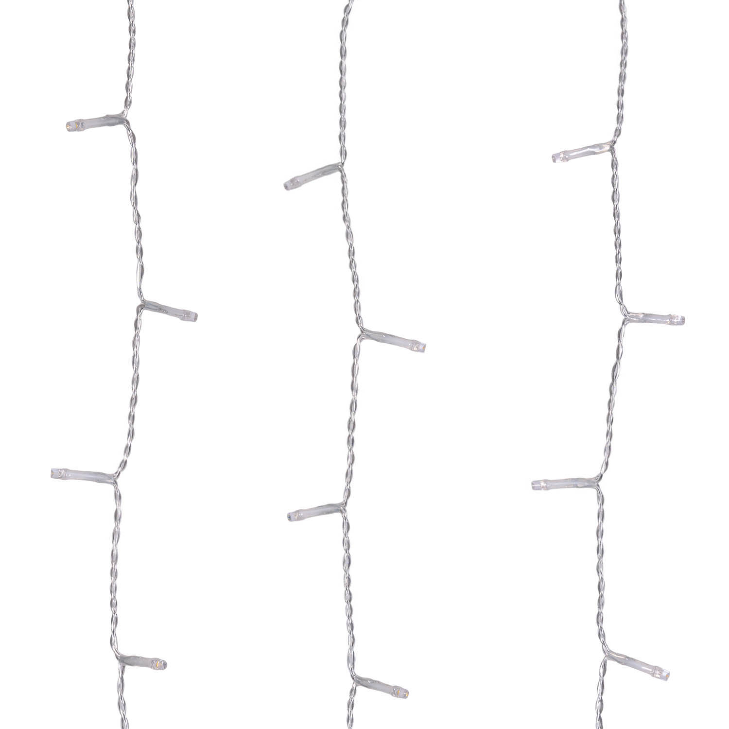 Stalattite Connect+ 5 x h 0,8 m, 350 led bianco caldo, cavo trasparente, prolungabile 4 Stalattite Connect+ 5 x h 0,8 m, 350 led bianco caldo, cavo trasparente, prolungabile 4