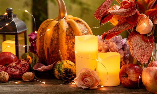 LED Herbstdeko