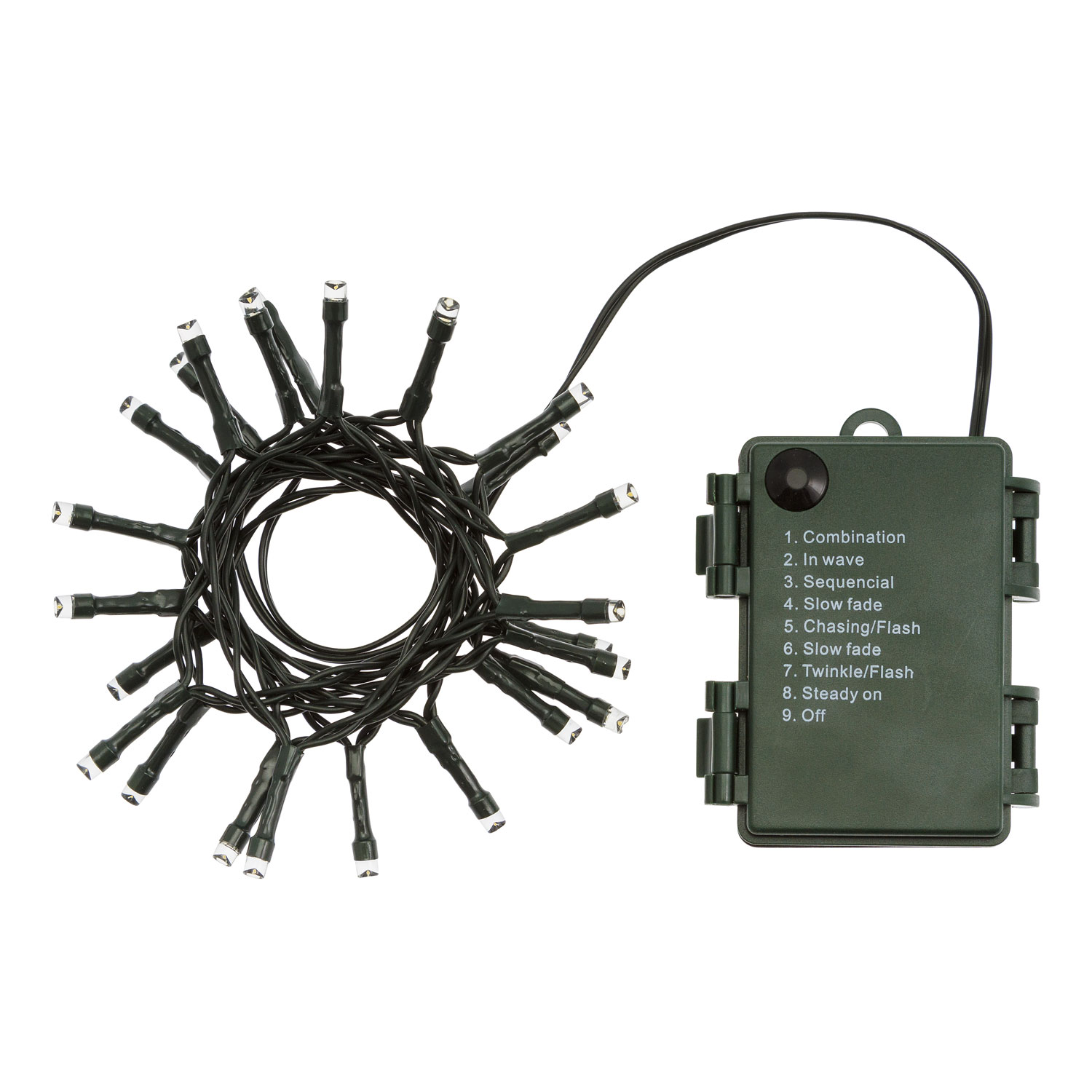 Lichterkette 0,9 m, 24 LEDs kaltweiß 5 Lichterkette 0,9 m, 24 LEDs kaltweiß 5