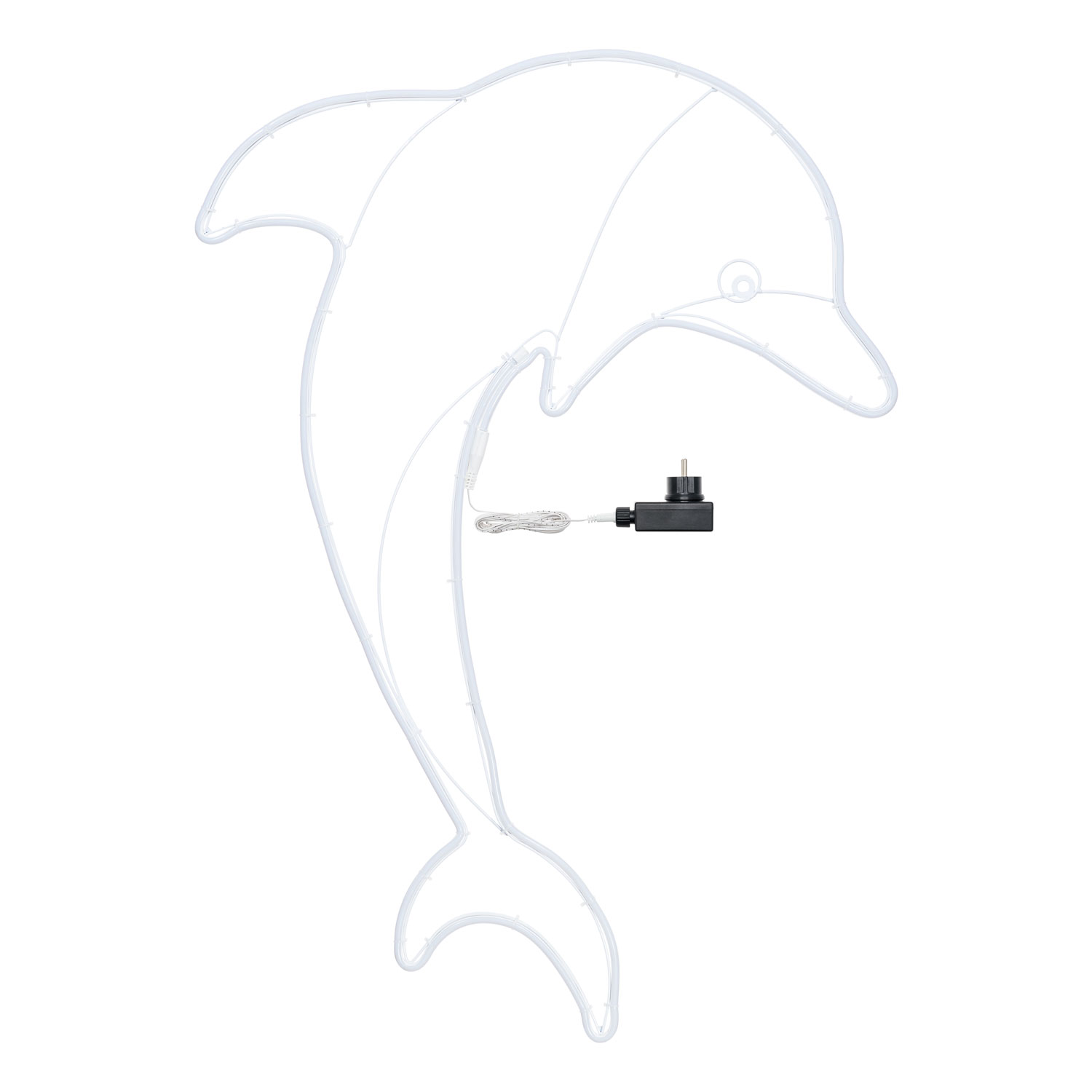 Double Sided Neon Dolphin Lights SMD, h. 95 cm, 960 Leds 3 Double Sided Neon Dolphin Lights SMD, h. 95 cm, 960 Leds 3