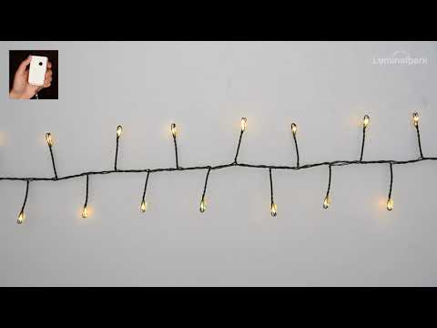 MiniCluster Lichterkette 20 m, 1000 MicroLEDs warmweiß 2 MiniCluster Lichterkette 20 m, 1000 MicroLEDs warmweiß 2