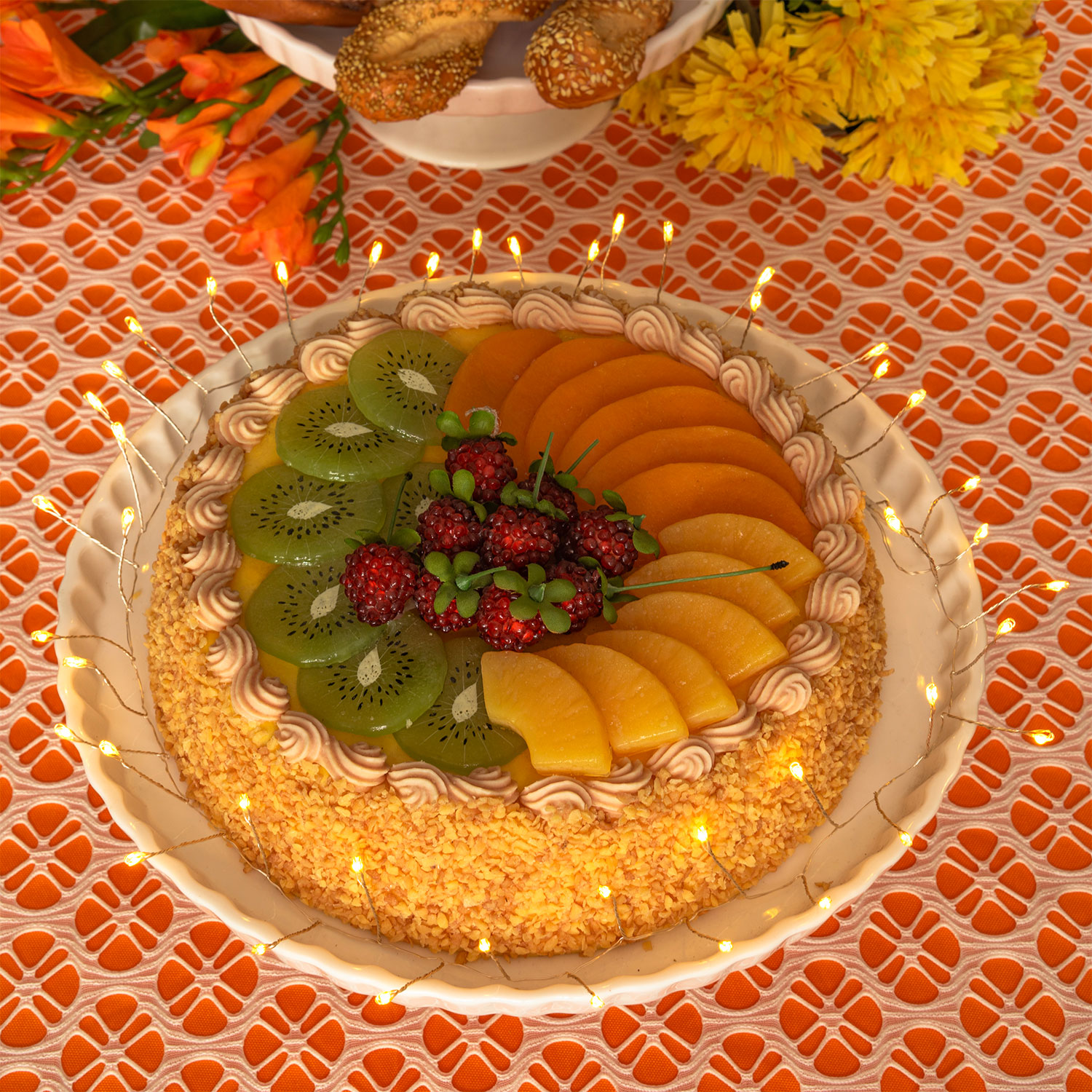 Guirnalda Mini Festón de Luces a pilas 1,2 m, 60 microled blanco cálido, cable metal plata 5 Guirnalda Mini Festón de Luces a pilas 1,2 m, 60 microled blanco cálido, cable metal plata 5