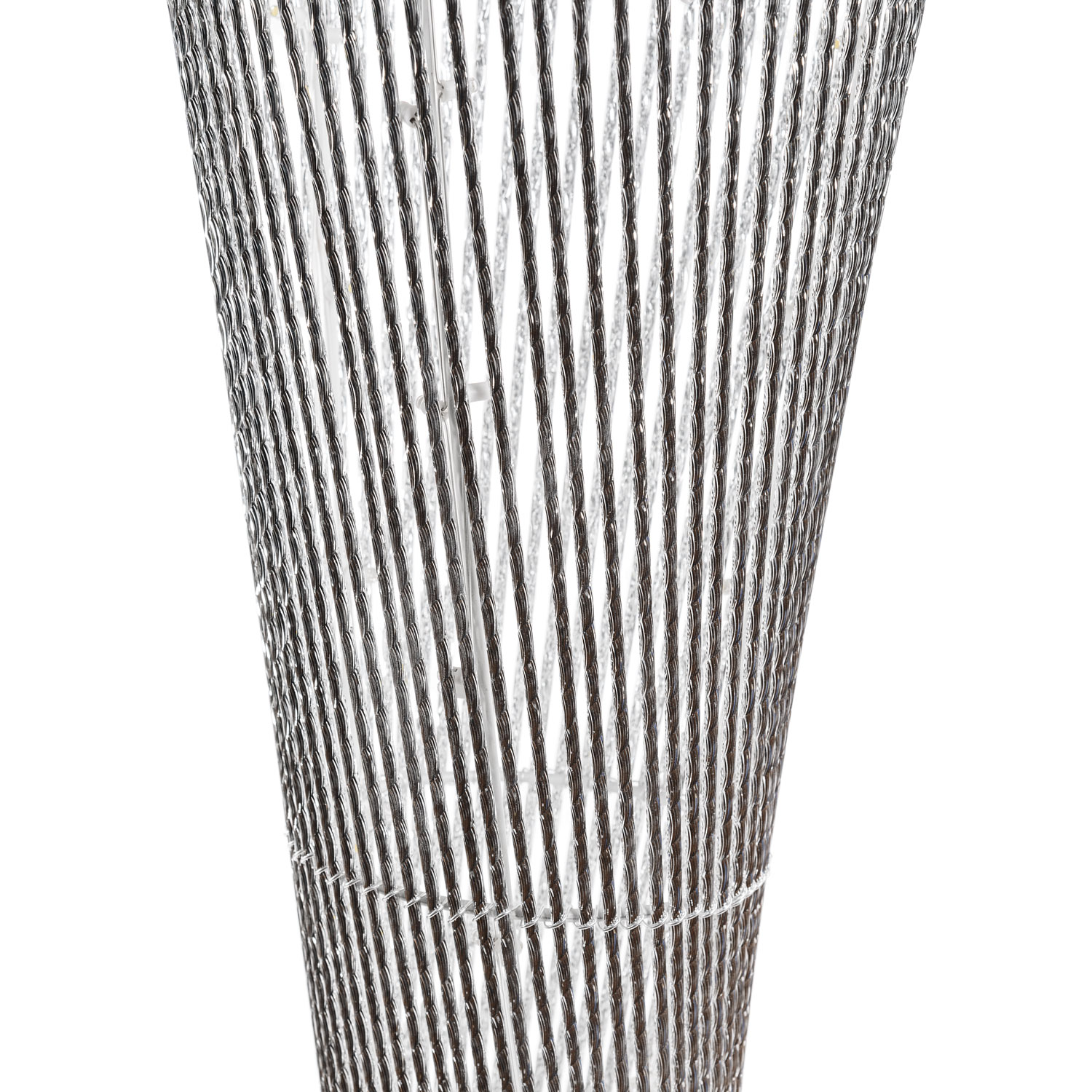 0.8m 60 Warm White LEDs Silver Aluminum Flared Column 3 0.8m 60 Warm White LEDs Silver Aluminum Flared Column 3