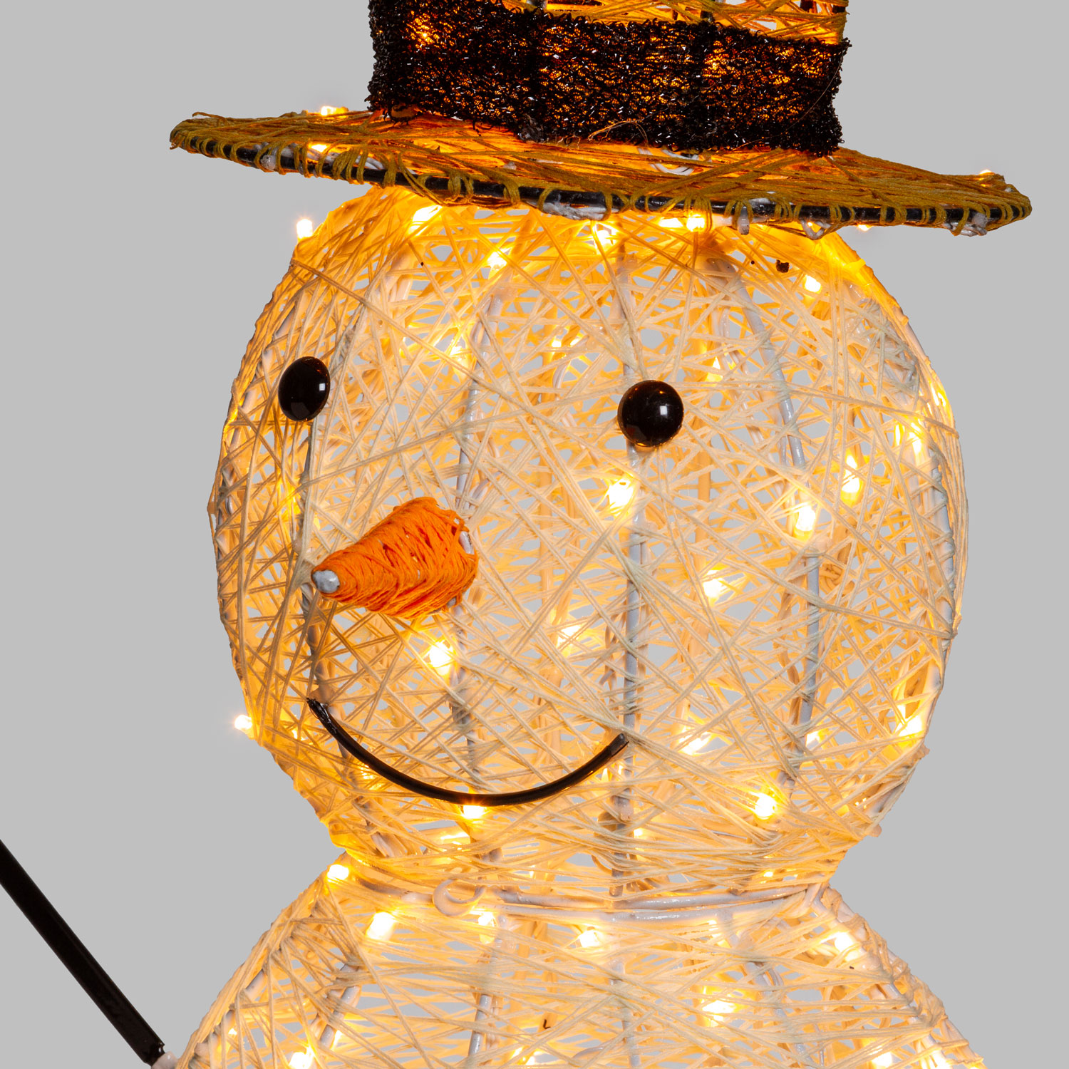 h 105 cm 220 Traditional Warm White LEDs Cream & Brown Snowman 3D Lights 5 h 105 cm 220 Traditional Warm White LEDs Cream & Brown Snowman 3D Lights 5