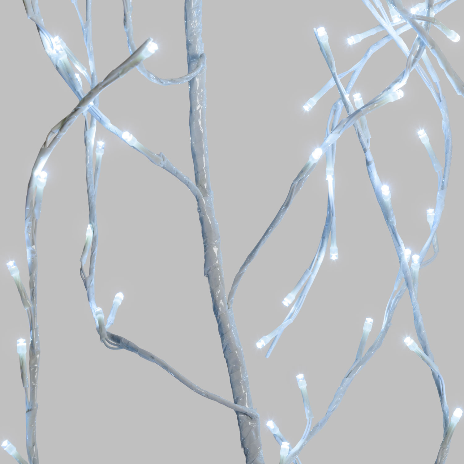 Branche blanche h 3 m, 288 led blanc froid 5 Branche blanche h 3 m, 288 led blanc froid 5