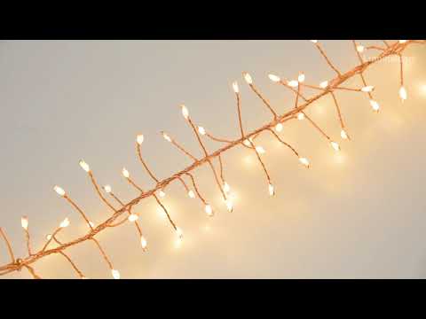 Festón de luces 3m 600 Micro Led cálido destellos 2 Festón de luces 3m 600 Micro Led cálido destellos 2