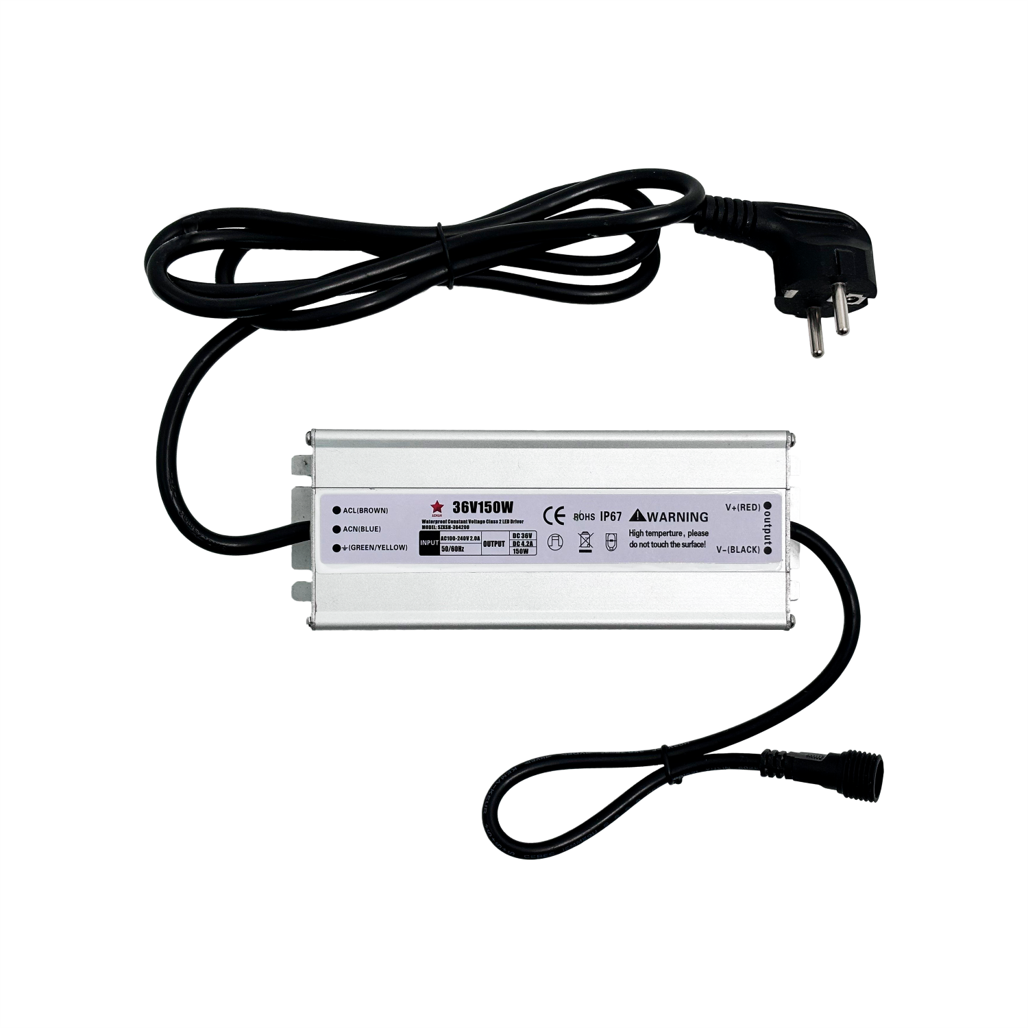 Transformer for decorative lights, 36 Volt, DC, Max 150 watt Transformer for decorative lights, 36 Volt, DC, Max 150 watt