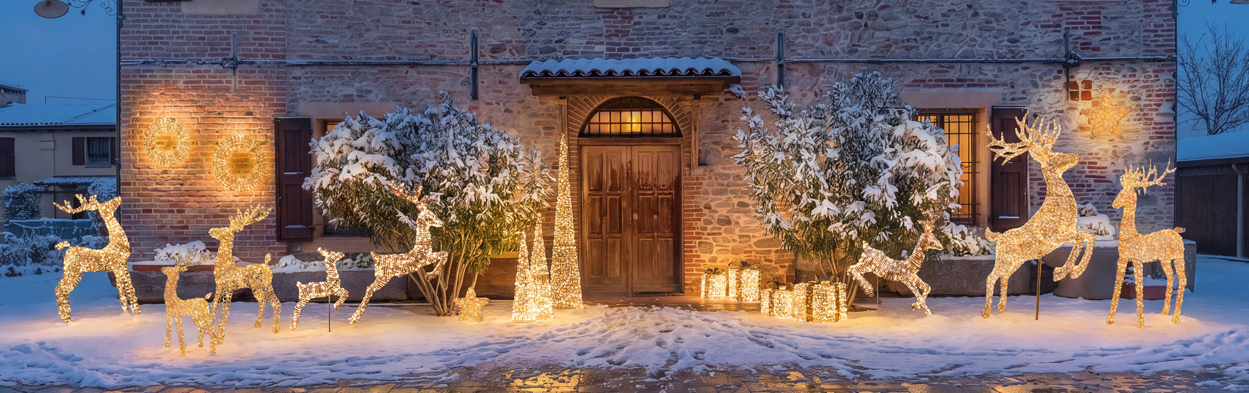 Décorations lumineuses Rose Gold pour Noël 2026