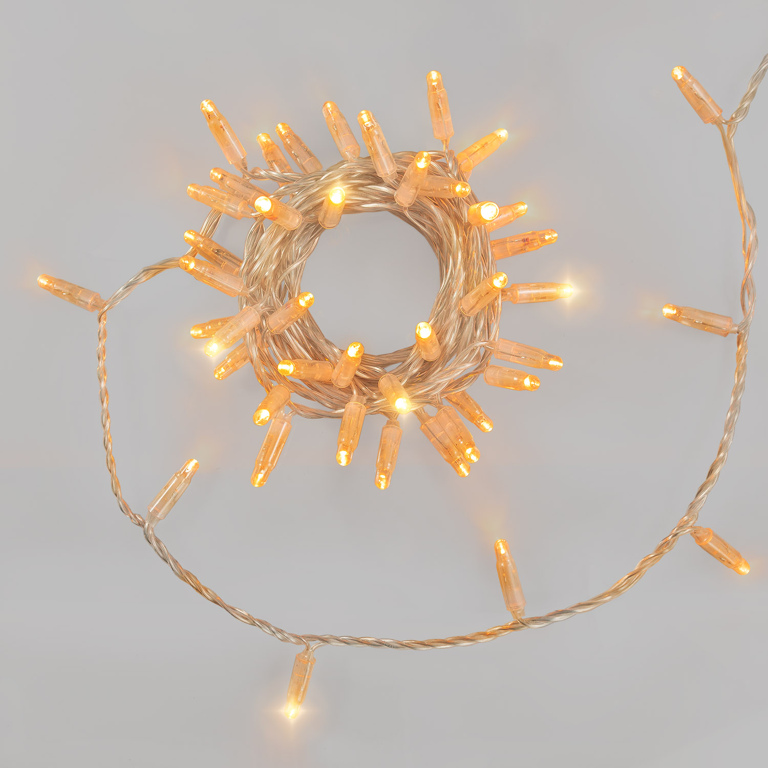 5 m Warm White Connect ProLine 36V Dual Color Flashing String Lights, 50 maxiLEDs, transparent cable 7