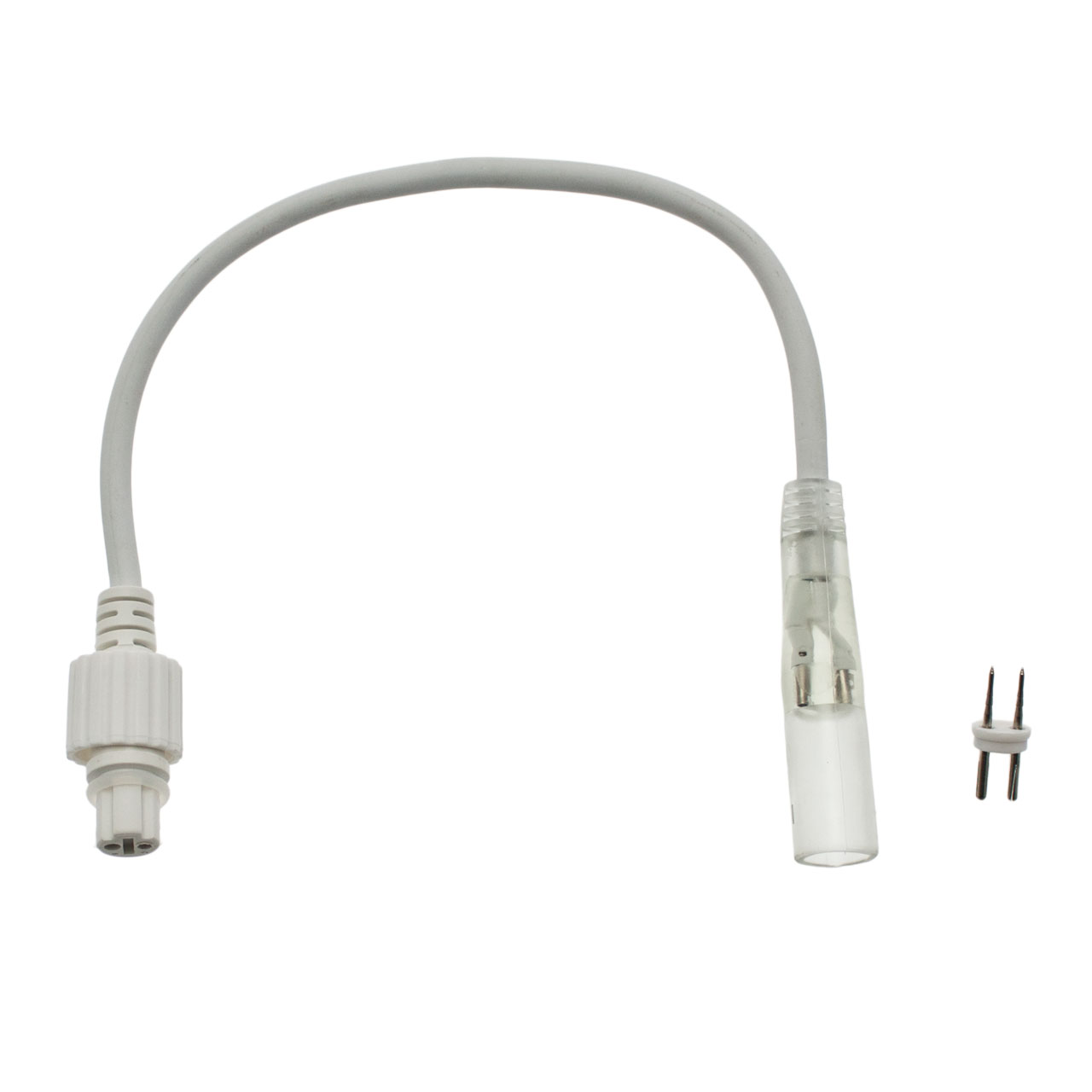 Conector manguera - hembra PML, 0,3 m, cable blanco, IP67 Conector manguera - hembra PML, 0,3 m, cable blanco, IP67