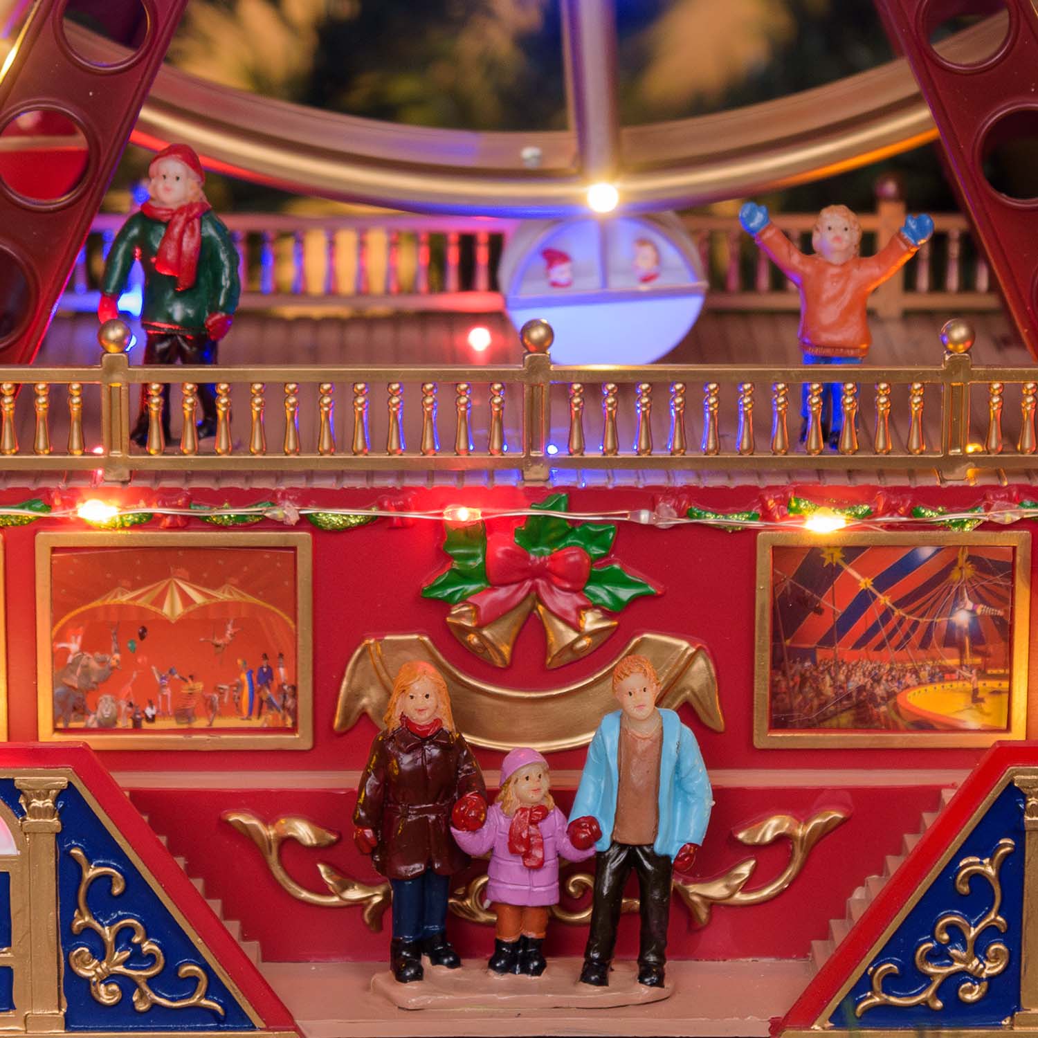 Rotating Ferris Wheel Village, h 48 cm, a Christmas melody 9 Rotating Ferris Wheel Village, h 48 cm, a Christmas melody 9
