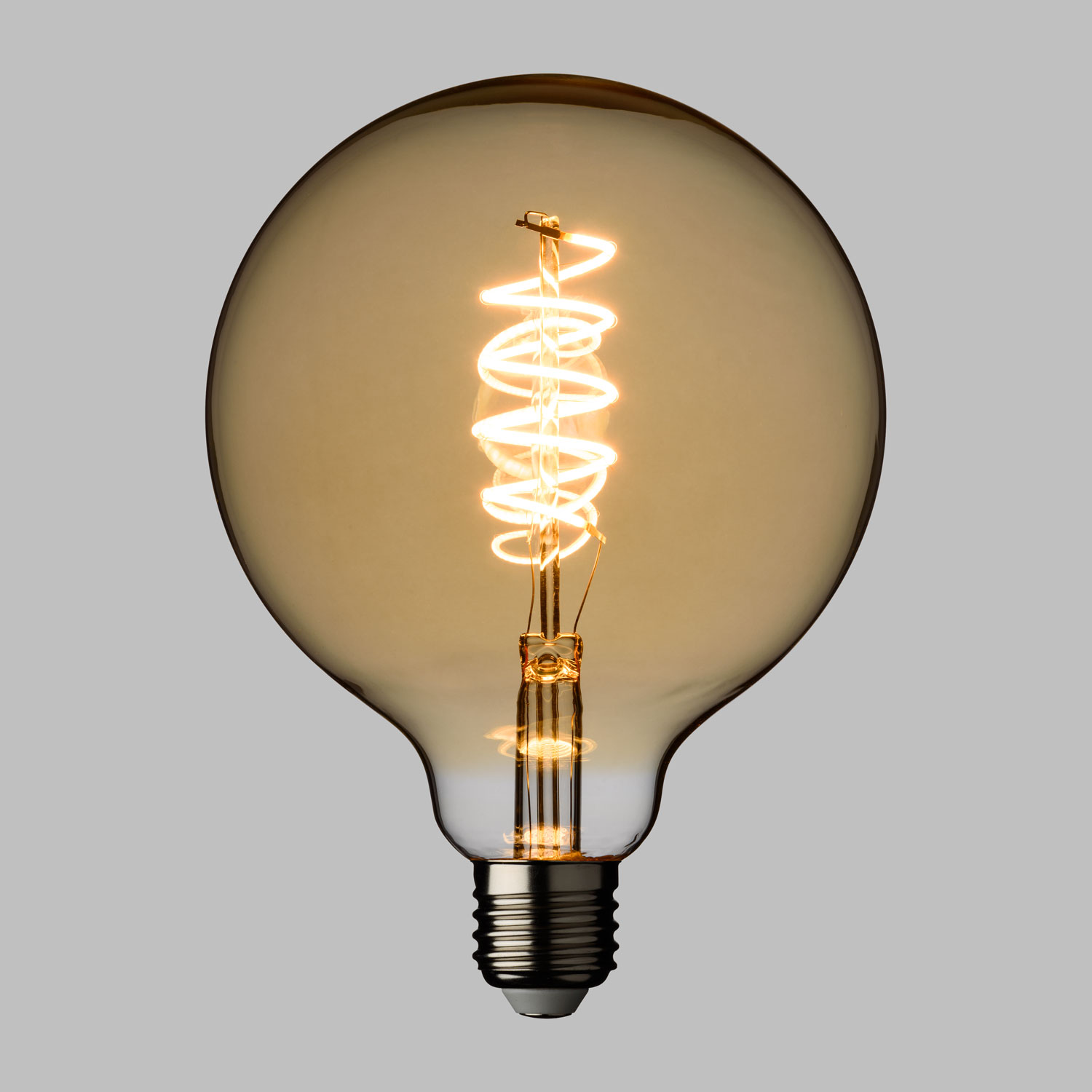 Ampoule Vintage Globe, filament led en spirale, 4 Watt 2 Ampoule Vintage Globe, filament led en spirale, 4 Watt 2
