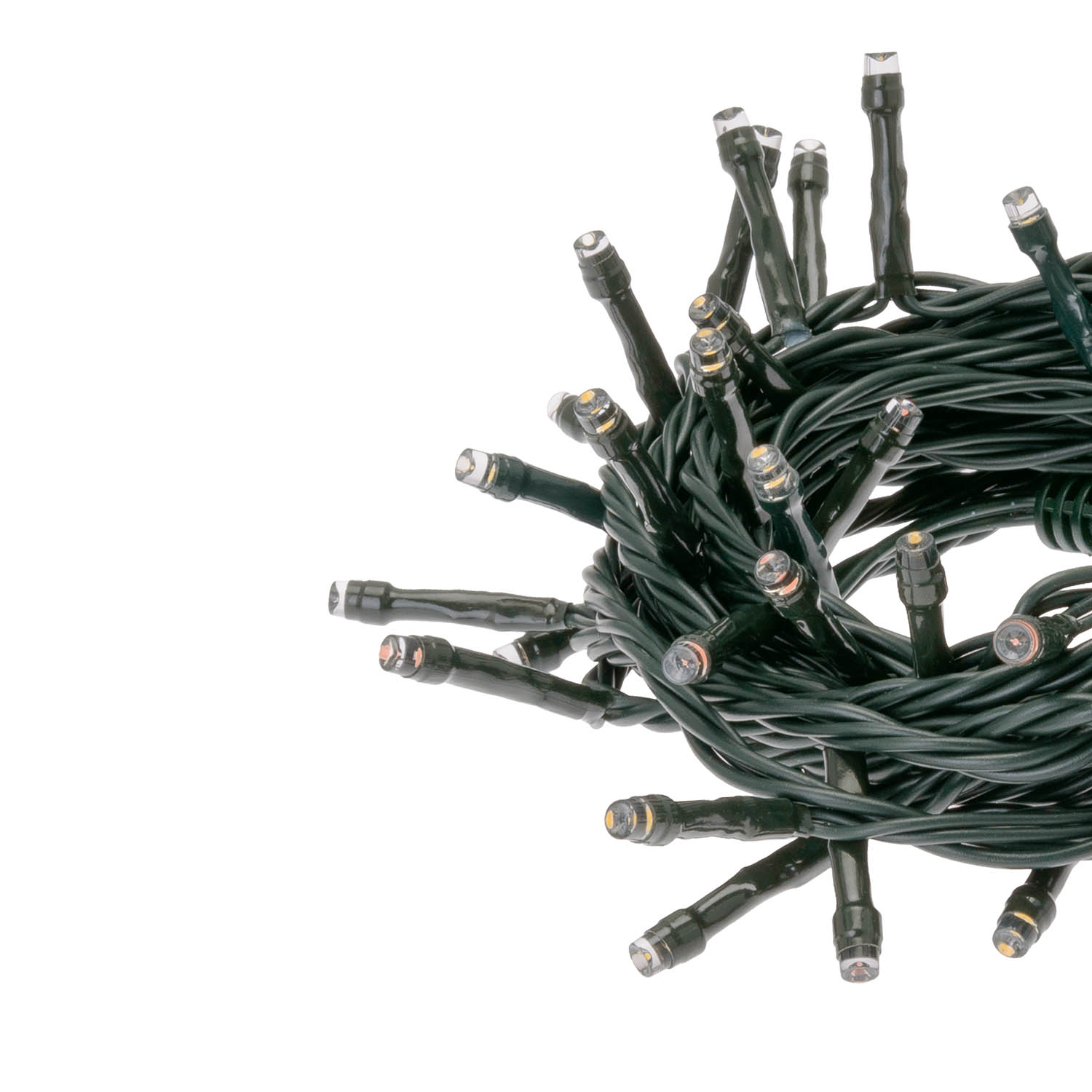 8m Candy Cane Connect+ String Lights, 80 LEDs, green cable, connectable 6