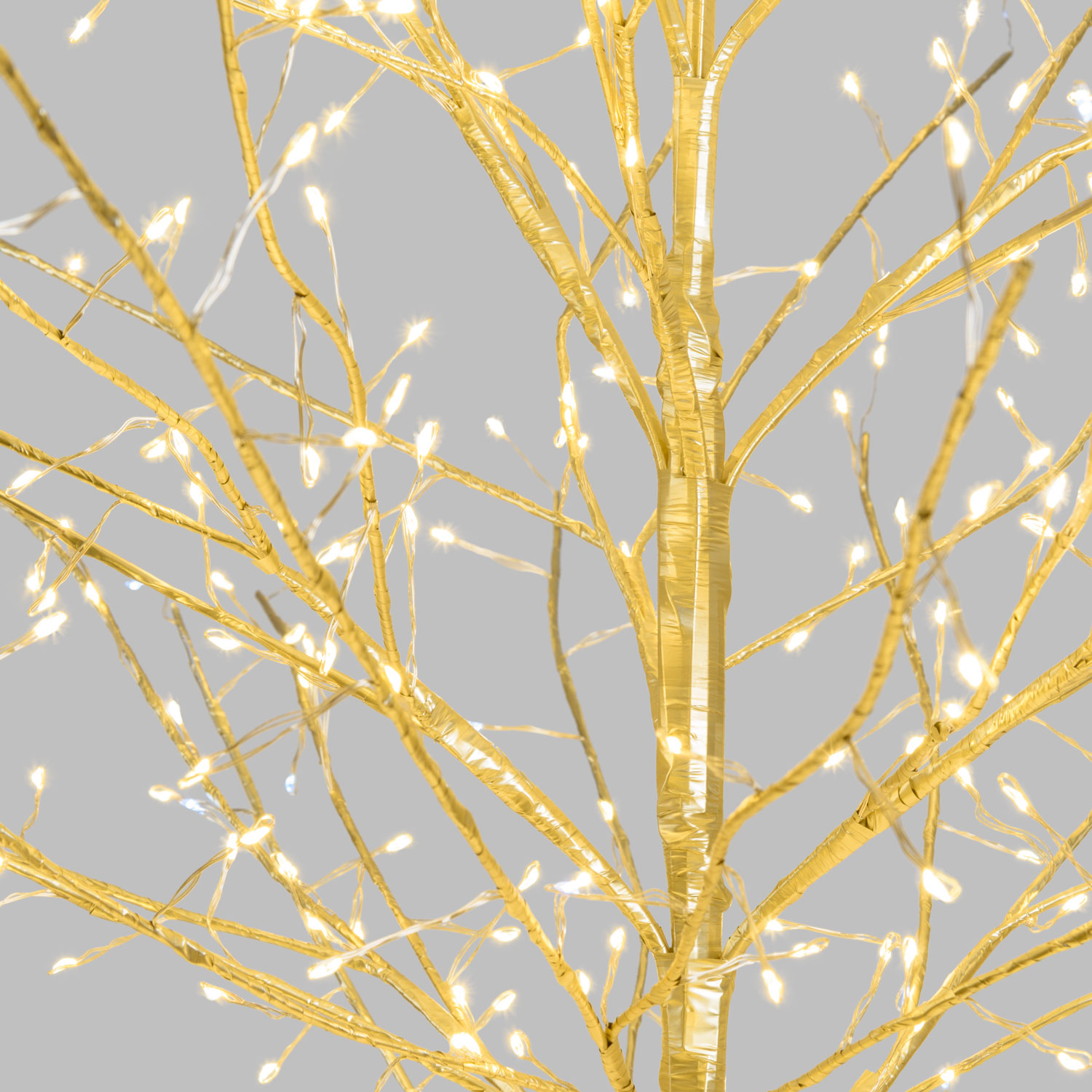 Arbre Branche de Tilleul Champagne h 2,3 m, 1560 microled blanc chaud et blanc froid, utilisation en intérieur 7 Arbre Branche de Tilleul Champagne h 2,3 m, 1560 microled blanc chaud et blanc froid, utilisation en intérieur 7