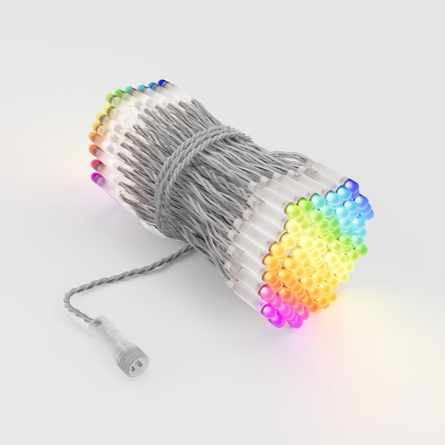 Twinkly Pro RGB Lichterkette 25 m, 250 LEDs, transparentes Kabel Twinkly Pro RGB Lichterkette 25 m, 250 LEDs, transparentes Kabel