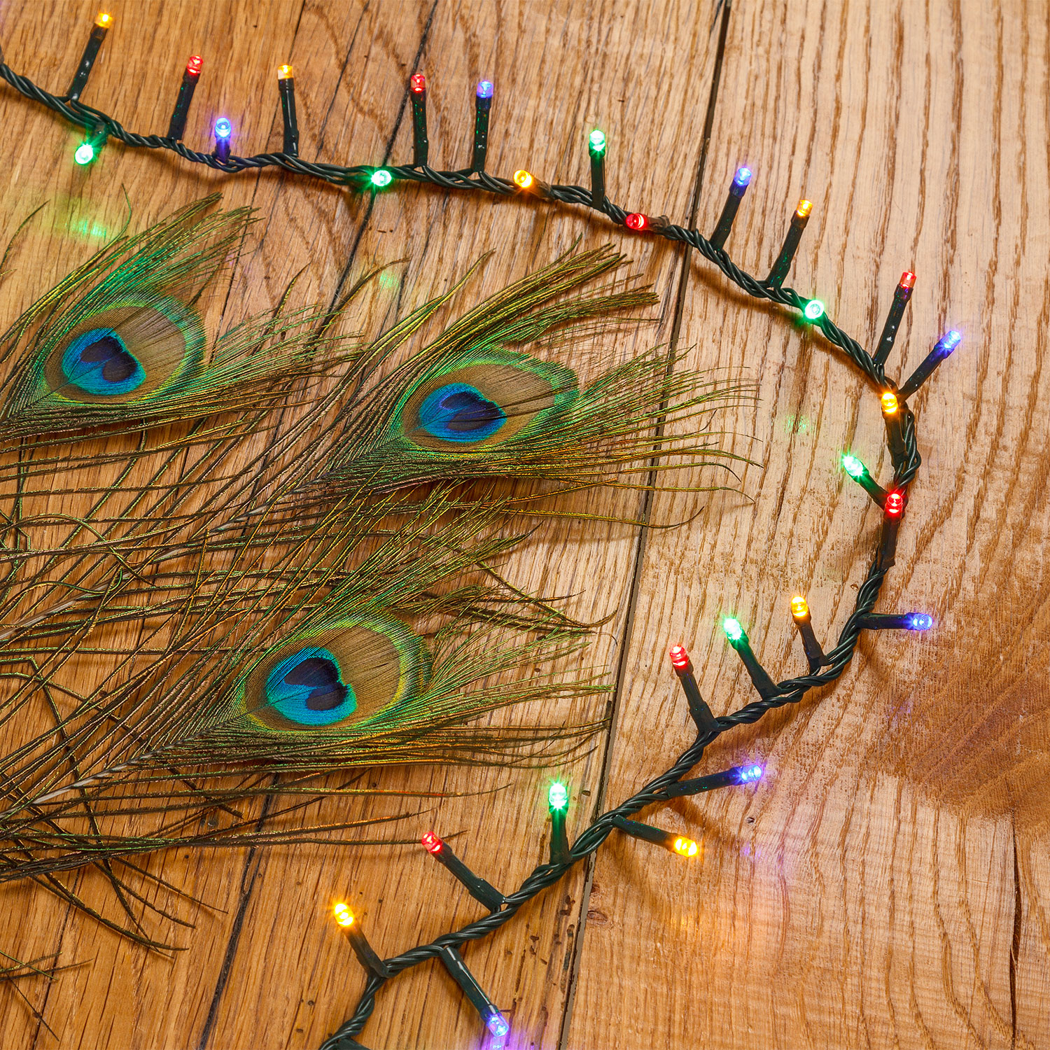 14.9m 720 Multi Coloured Led Mini Cluster String Lights 4 14.9m 720 Multi Coloured Led Mini Cluster String Lights 4