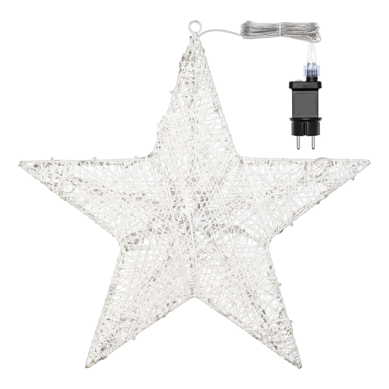 Estrella blanca 3D Ø 45 cm, Dual Color led blanco cálido y frío 8 Estrella blanca 3D Ø 45 cm, Dual Color led blanco cálido y frío 8