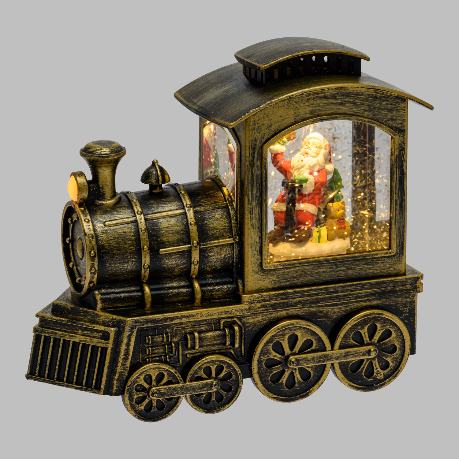 Locomotiva Trenino con glitter scintillante nell'acqua a batteria 3 Locomotiva Trenino con glitter scintillante nell'acqua a batteria 3