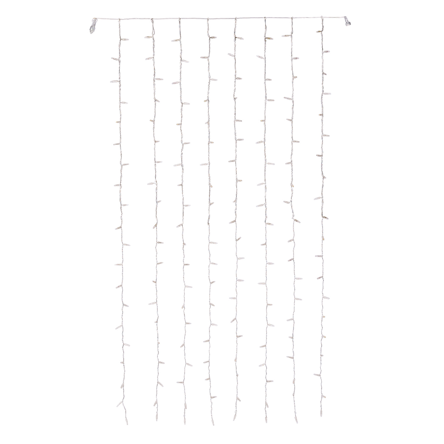 Tenda Connect ProLine 36V, 1 x h 2 m, 160 maxiled bianco caldo, cavo trasparente, prolungabile 5